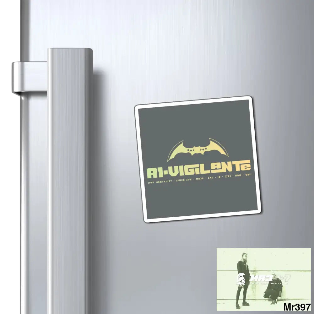 Copy of A1-Vigilante Magnet 3’’ × 3’’ Paper products