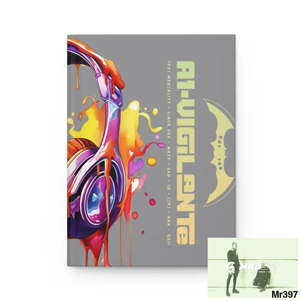 Copy of A1- Vigilante Melting Headset Hardcover Journal Matte Journal Paper products