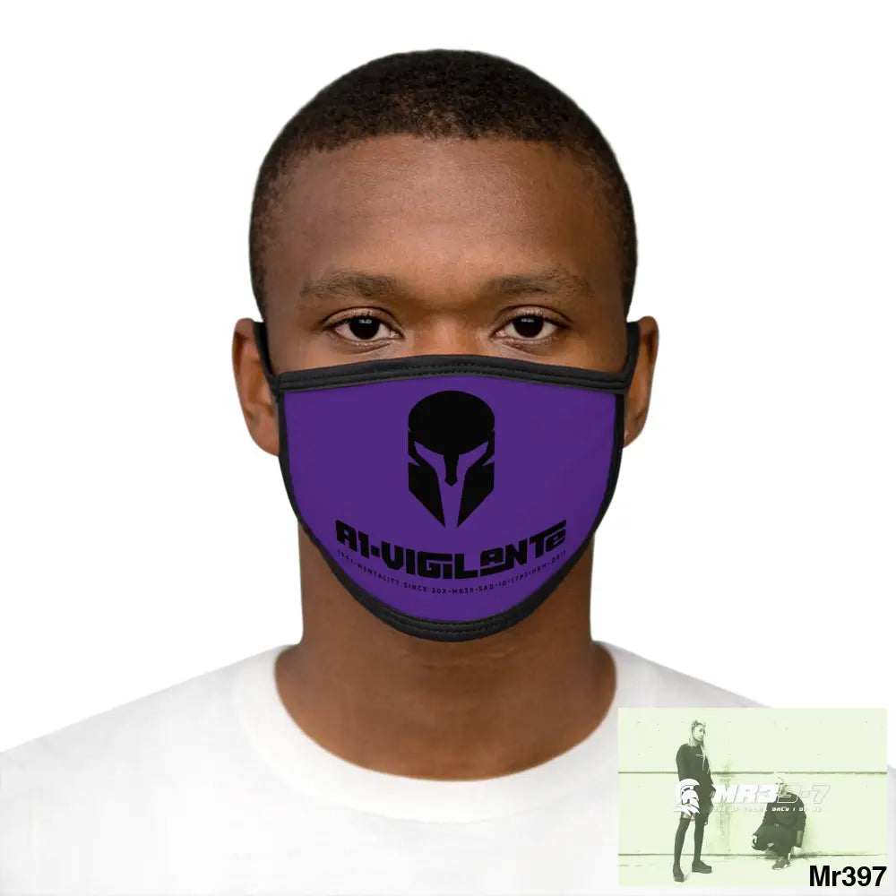 Copy of A1.Vigilante Mixed-Fabric Face Mask One size Accessories