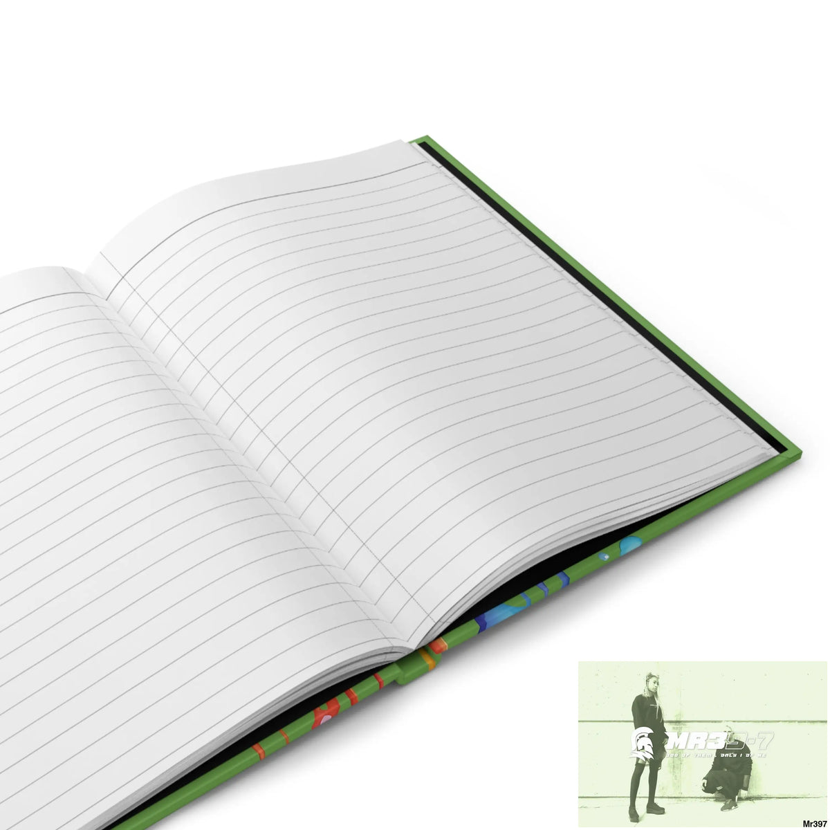 Copy of A1• Vigilante Sparta Melting Headset Hardcover Journal Matte Journal Paper products