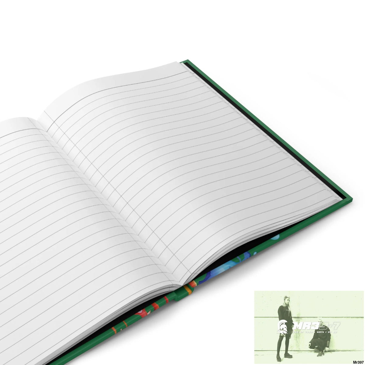 Copy of A1 Who Dares Wins ID Melting Headset Hardcover Journal Matte Journal Paper products