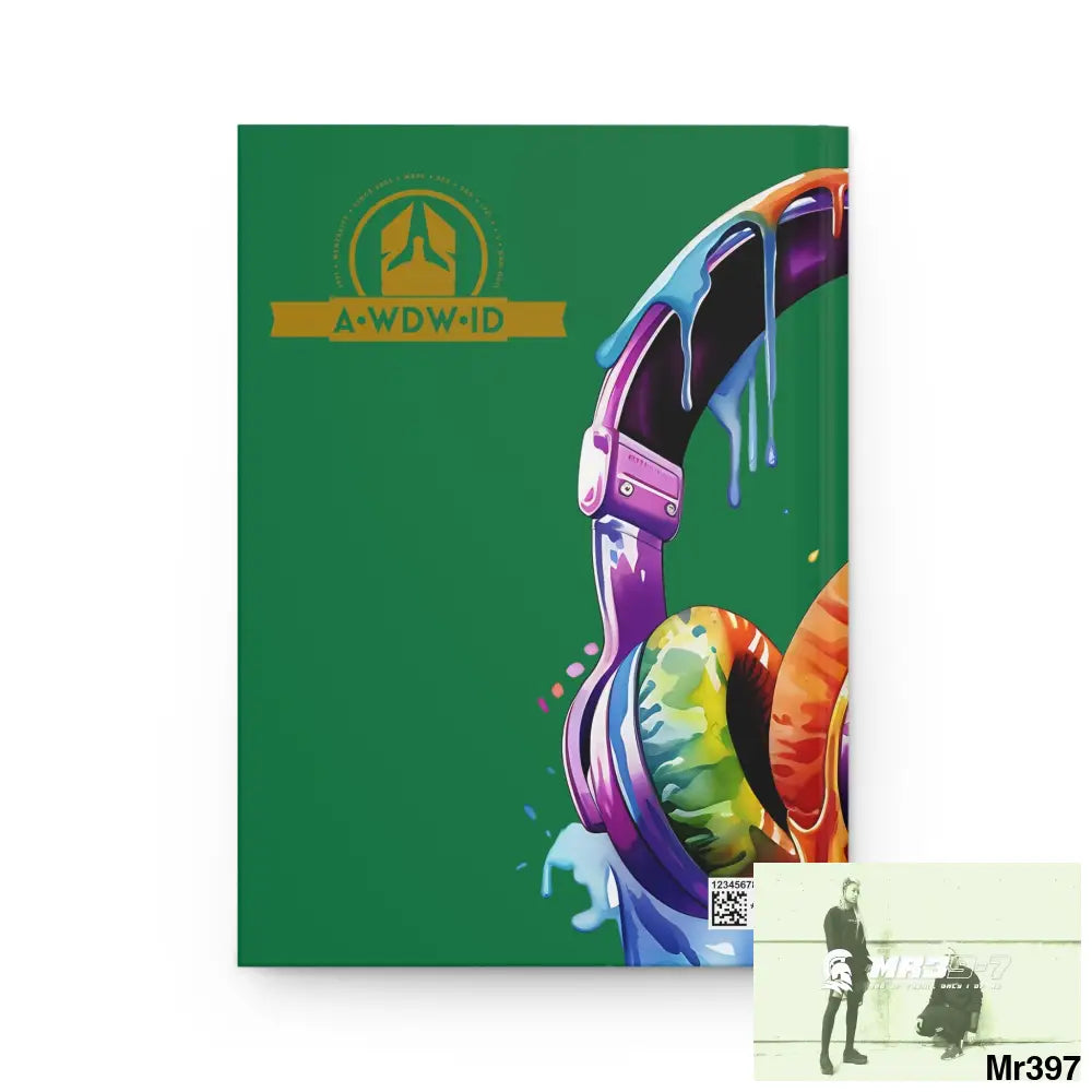 Copy of A1 Who Dares Wins ID Melting Headset Hardcover Journal Matte Journal Paper products