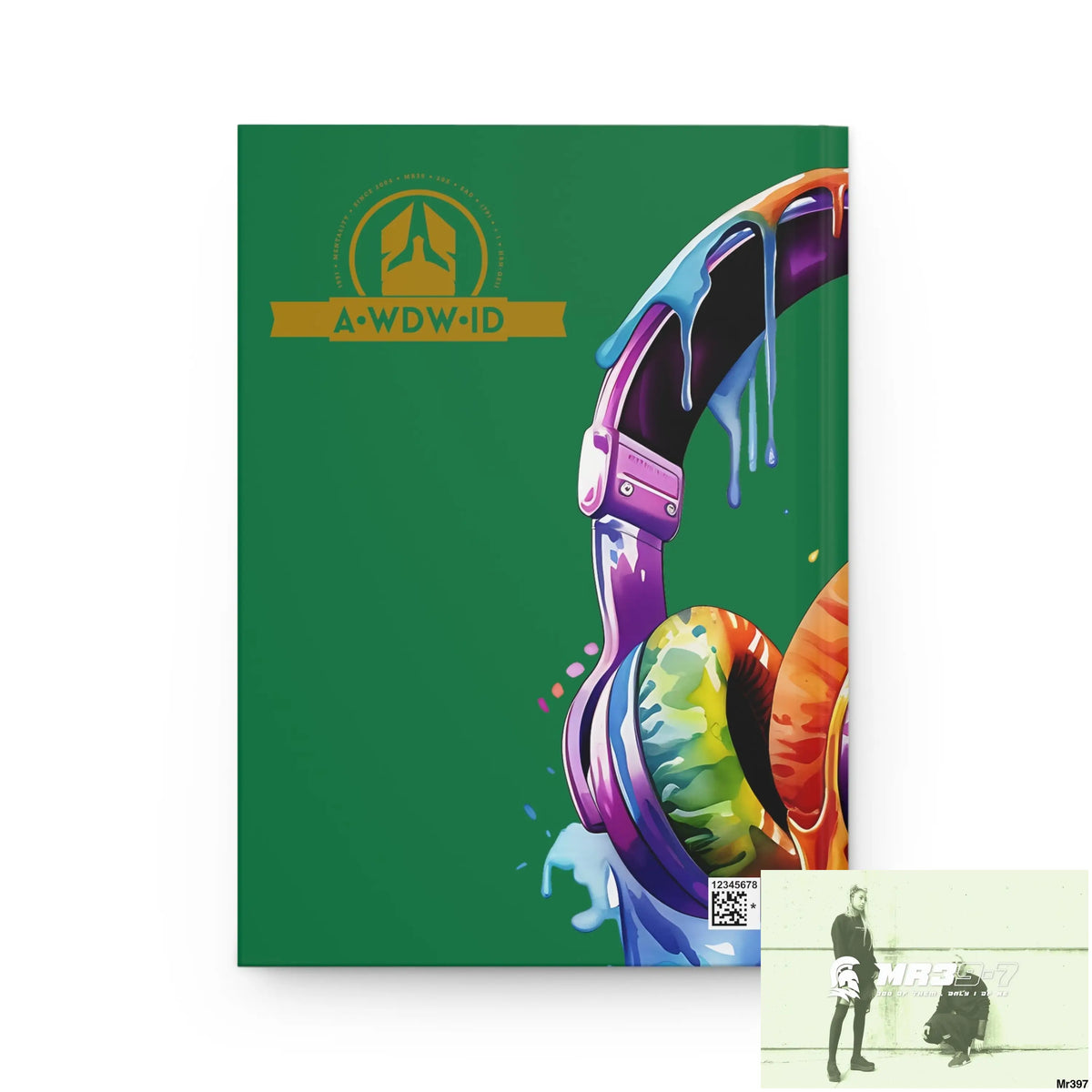 Copy of A1 Who Dares Wins ID Melting Headset Hardcover Journal Matte Journal Paper products