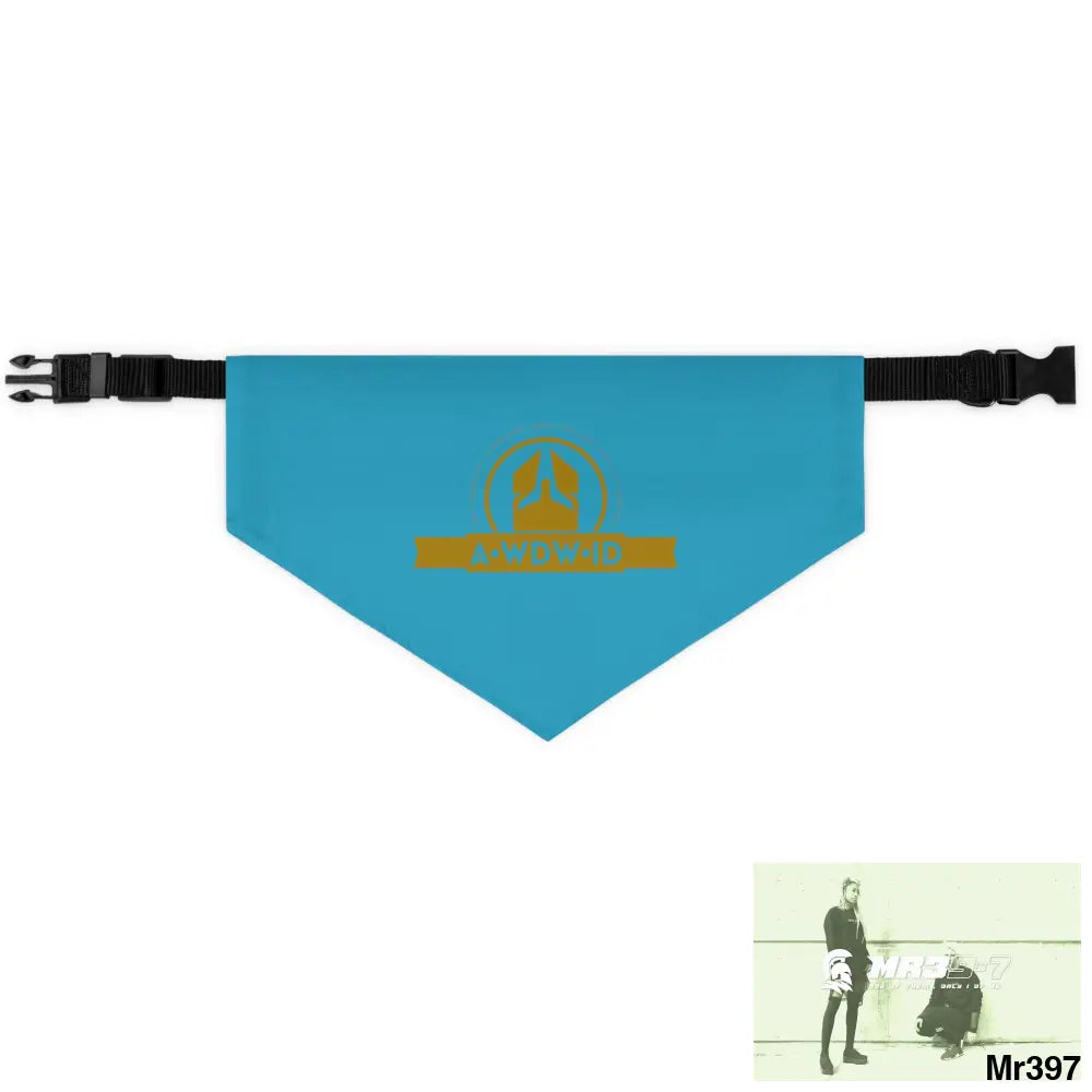 Copy of A1-Who Dares Wins ID Pet Bandana Collar Pets