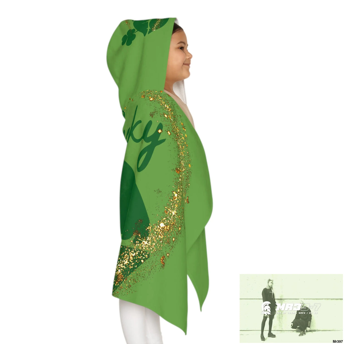 Copy of Luck of Ireland Rob Irish Youth Hooded Towel 24’’ × 48’’ All Over Prints