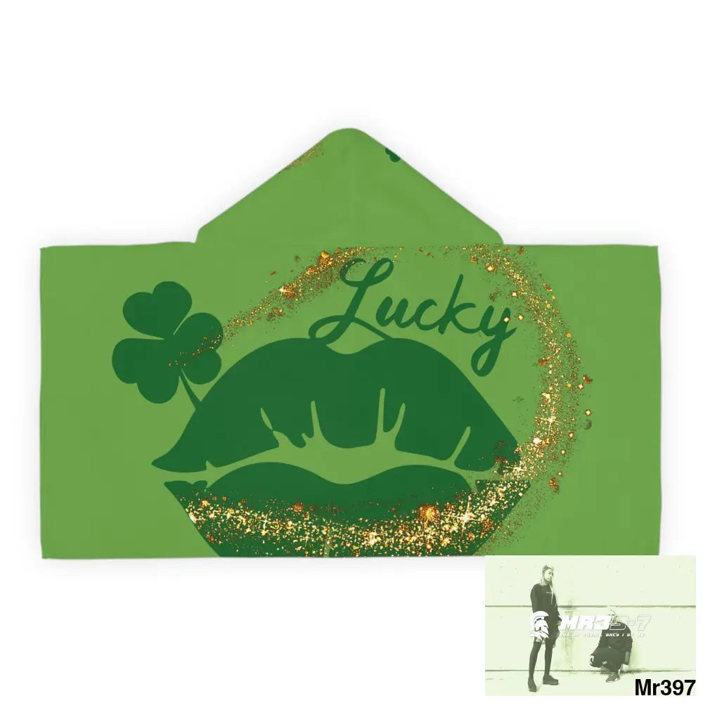 Copy of Luck of Ireland Rob Irish Youth Hooded Towel 24’’ × 48’’ All Over Prints