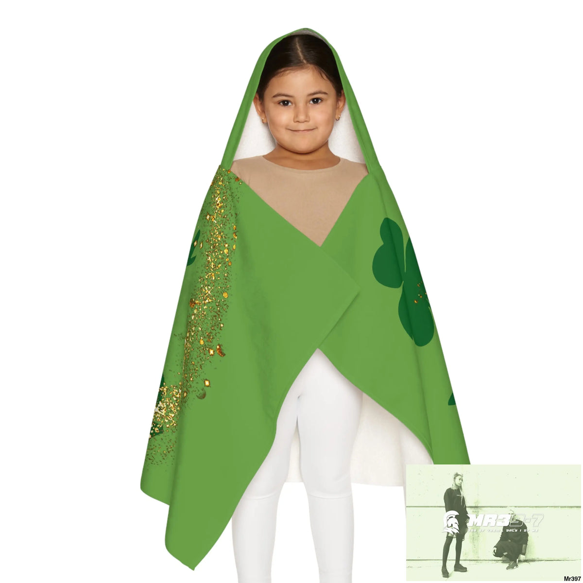 Copy of Luck of Ireland Rob Irish Youth Hooded Towel 24’’ × 48’’ All Over Prints
