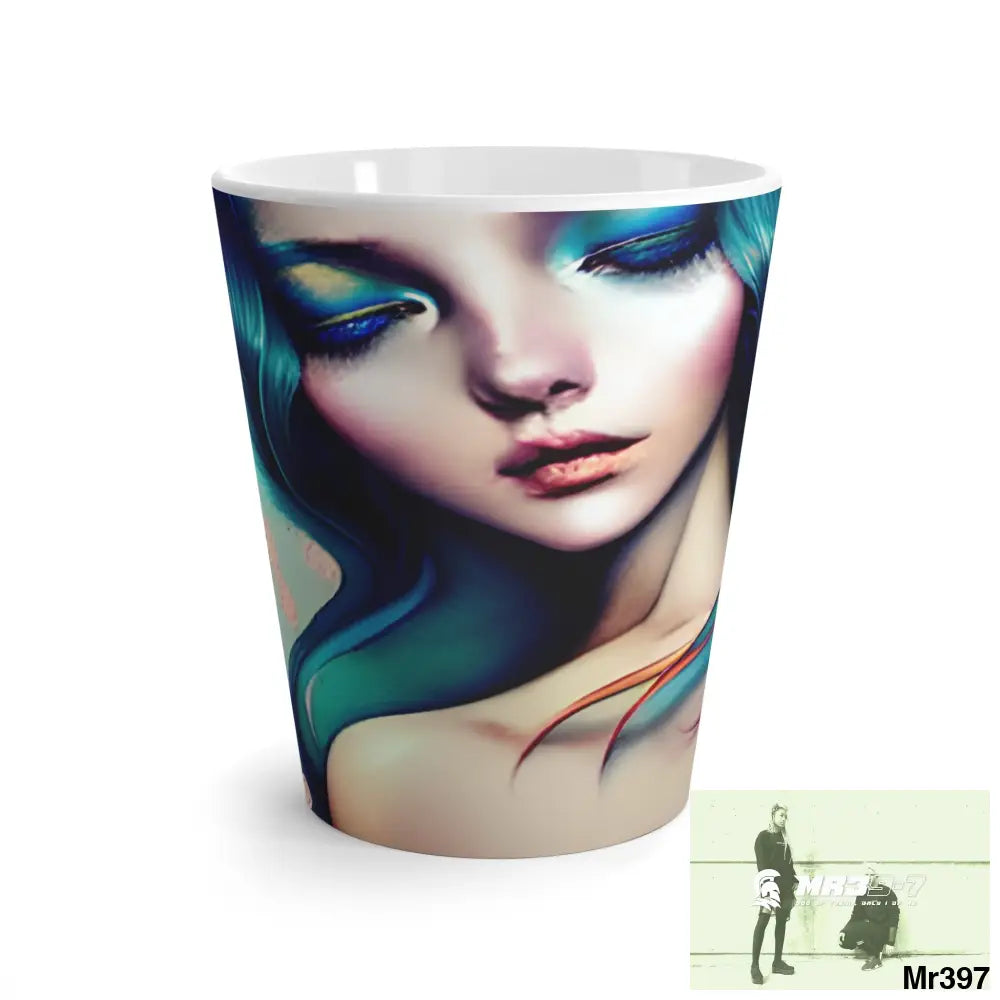 Copy of Many faces in common places in the style of Anna Latte Mug 12oz Mug