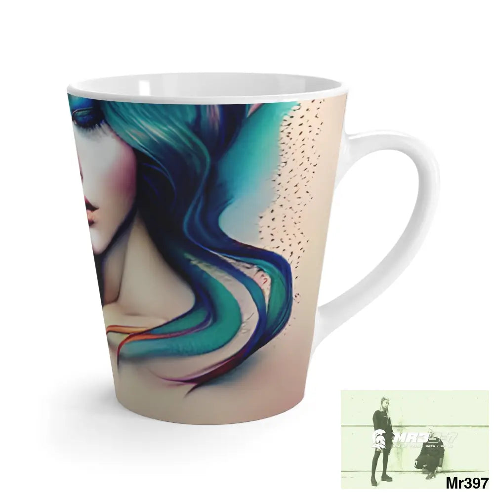 Copy of Many faces in common places in the style of Anna Latte Mug 12oz Mug