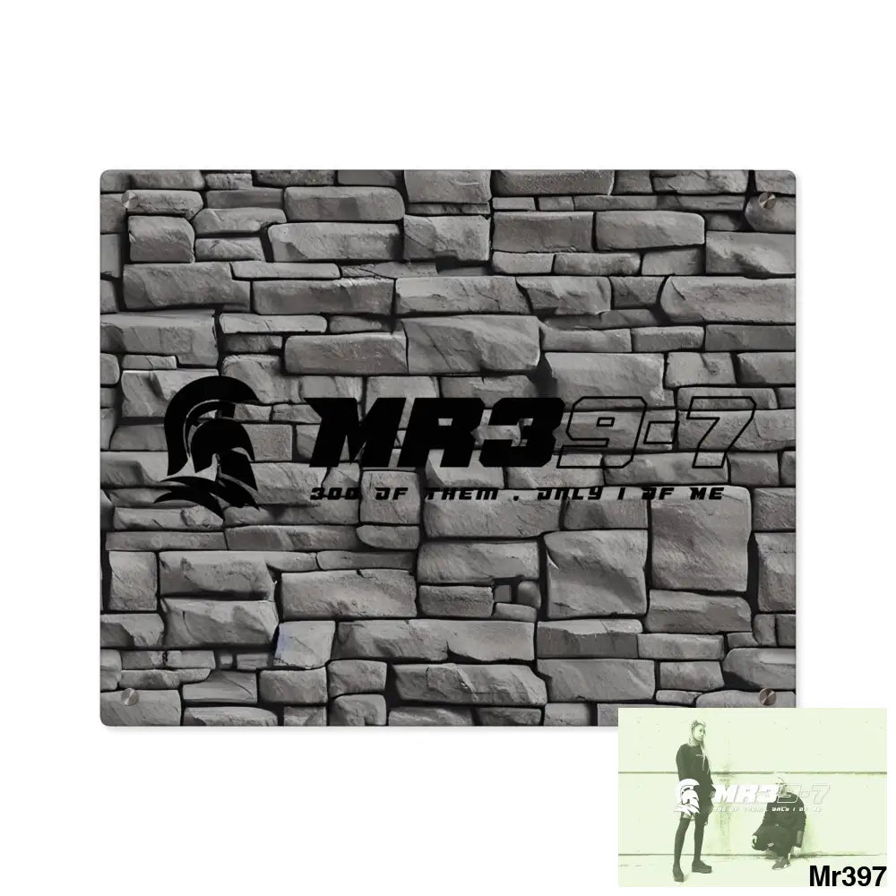 Copy of MR39-7 3D Dark Black Brick Wall 32k Ultrarealistic High quality Acrylic Wall Art Panels 20″ x 16″ (Horizontal)