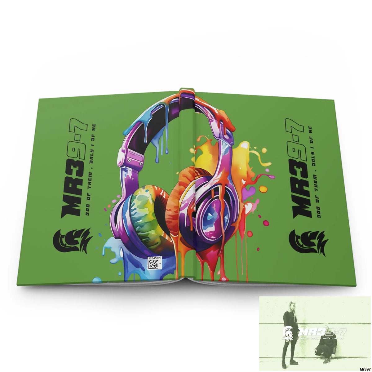 Copy of Mr39-7 Melting Headset Hardcover Journal Matte Journal Paper products