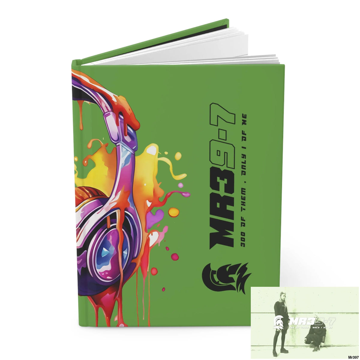Copy of Mr39-7 Melting Headset Hardcover Journal Matte Journal Paper products