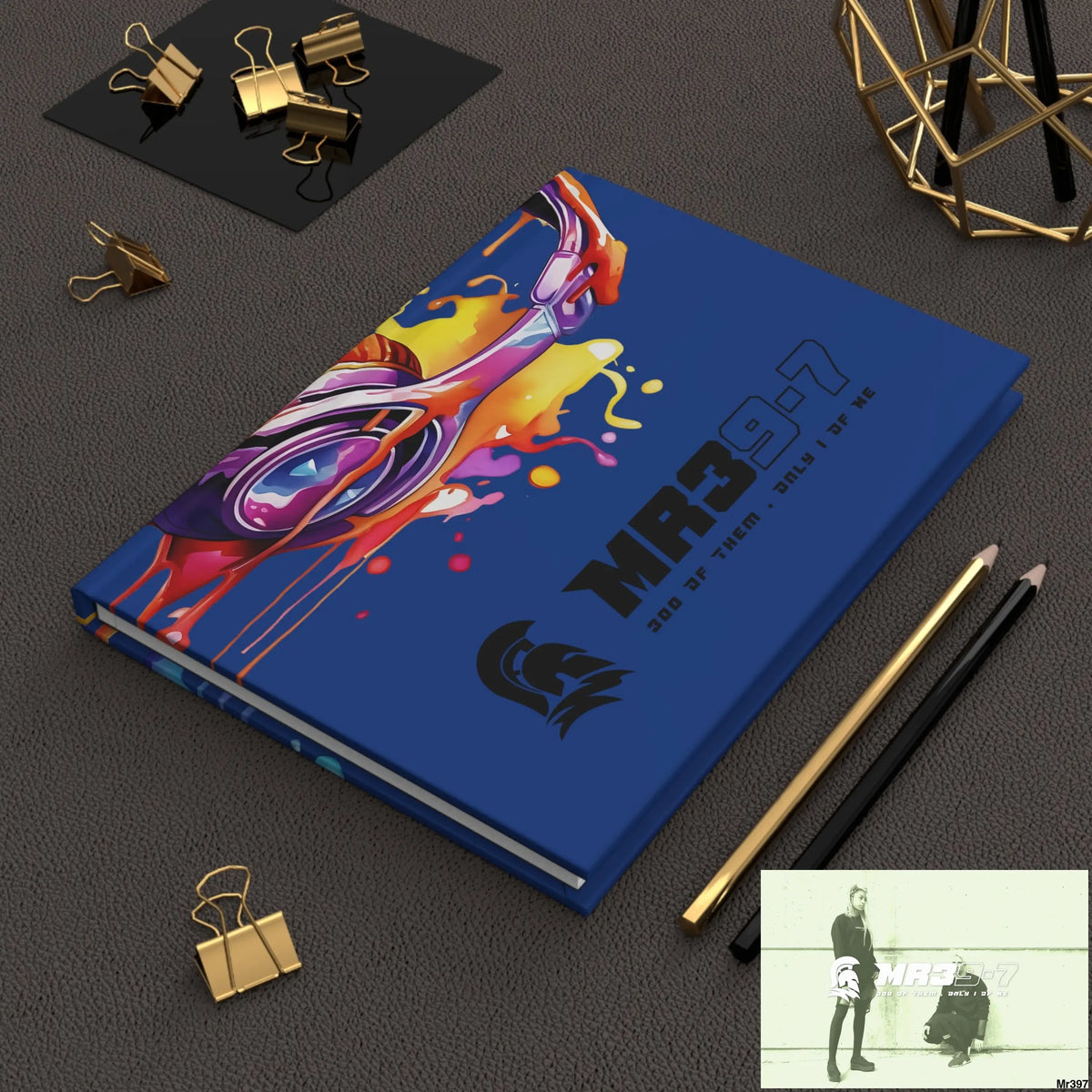 Copy of Mr39-7 Melting Headset Hardcover Journal Matte Journal Paper products