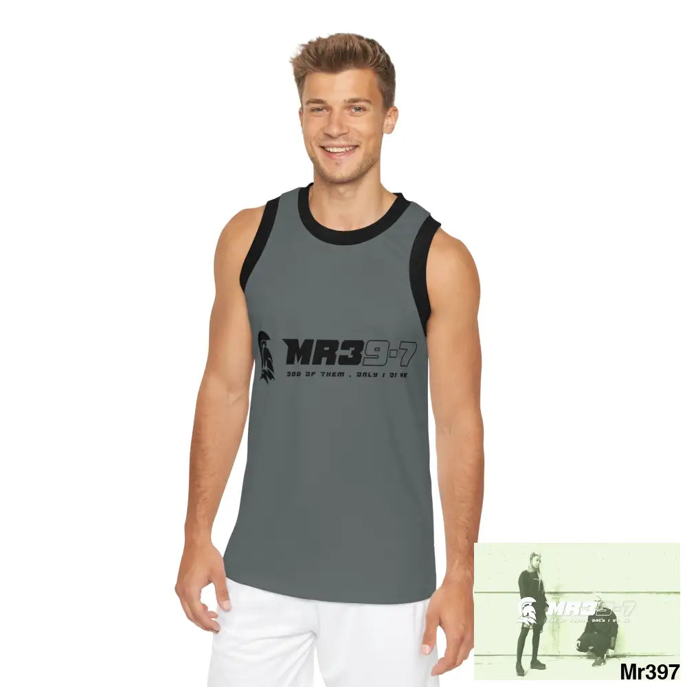 Copy of Mr39 Unisex Basketball Jersey (AOP) XS / Black rib All Over Prints