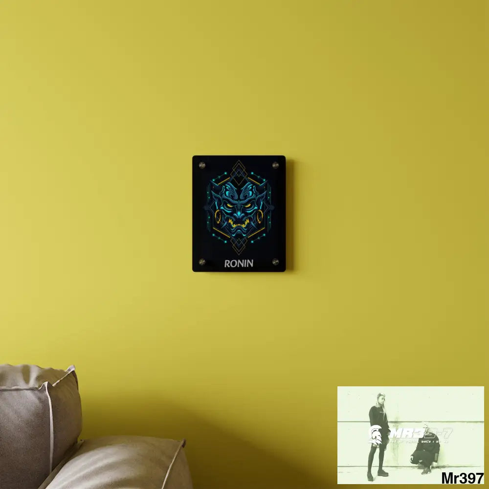 Copy of Ronin Evil Samurai Warrior Acrylic Wall Art Panels Home Decor