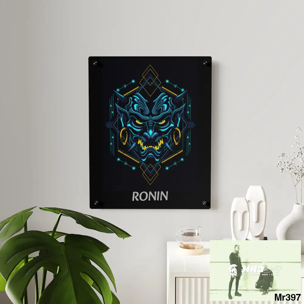 Copy of Ronin Evil Samurai Warrior Acrylic Wall Art Panels Home Decor