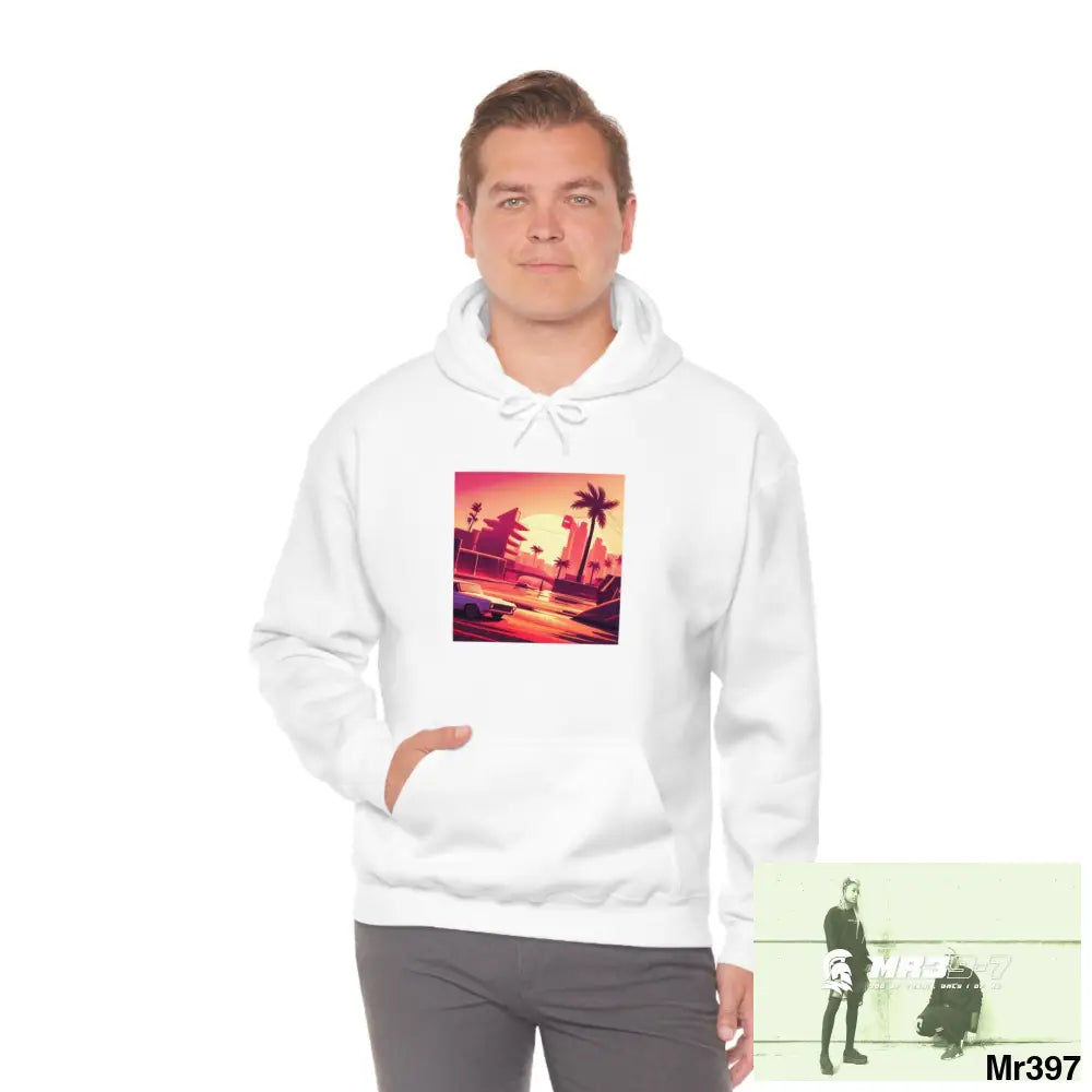 Copy of Unisex AI Vice vigilante theme Heavy Blend™ Hooded Sweatshirt Hoodie