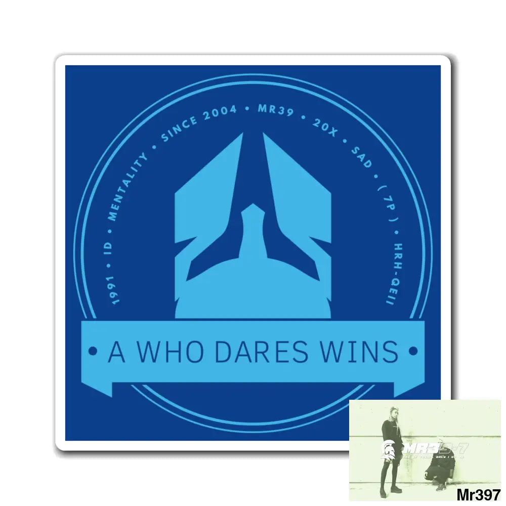 Copy of Who Dares Wins Magnet Paper products