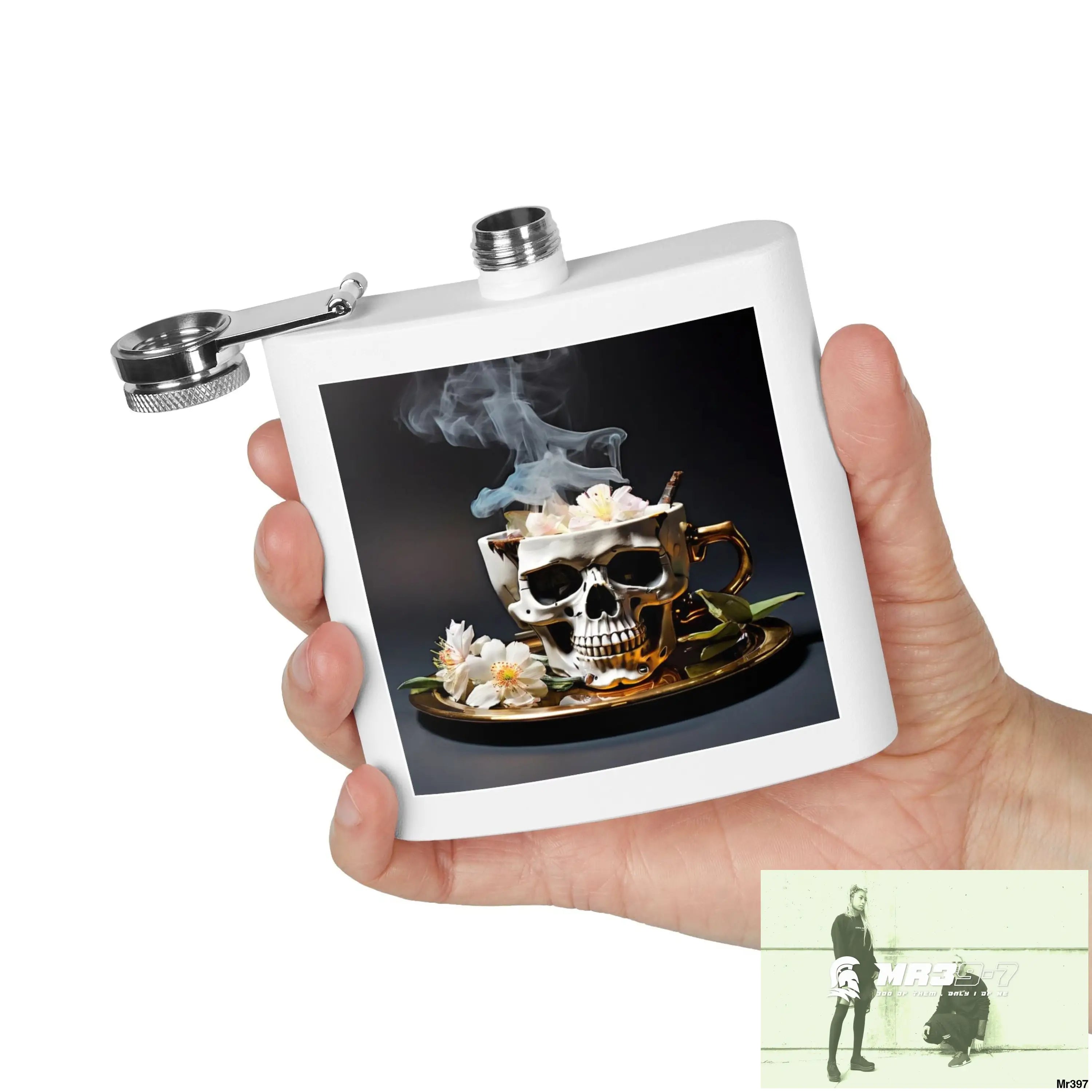 Cyanide Tea December 2013 He’s Undercover SAS no 13 Stylish Stainless Steel Flask for Tea/ Coffee Lovers - 6oz