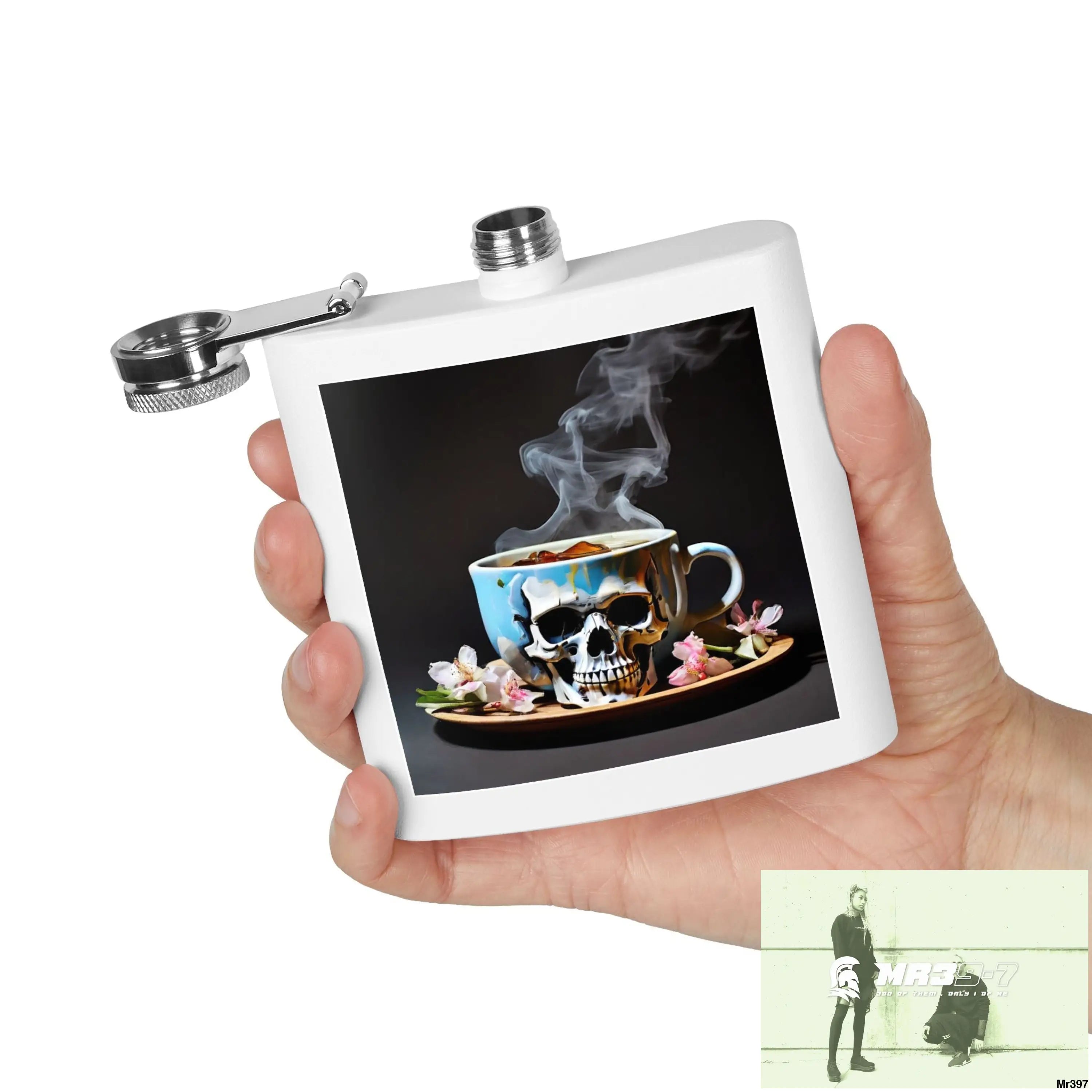 Cyanide Tea December 2013 He’s Undercover SAS no 15 Stylish Stainless Steel Flask for Tea/ Coffee Lovers - 6oz