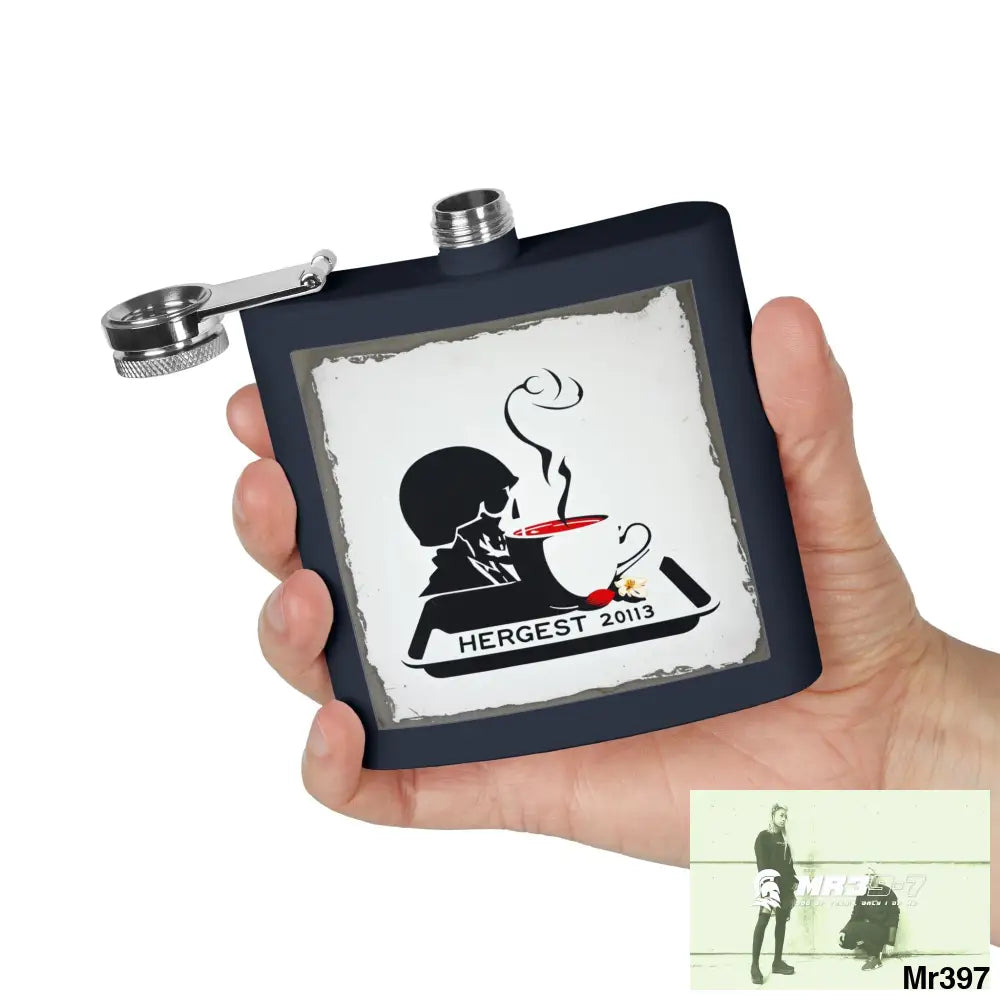 Cyanide Tea December 2013 He’s Undercover SAS no 3 Stylish Stainless Steel Flask for Tea/ Coffee Lovers - 6oz