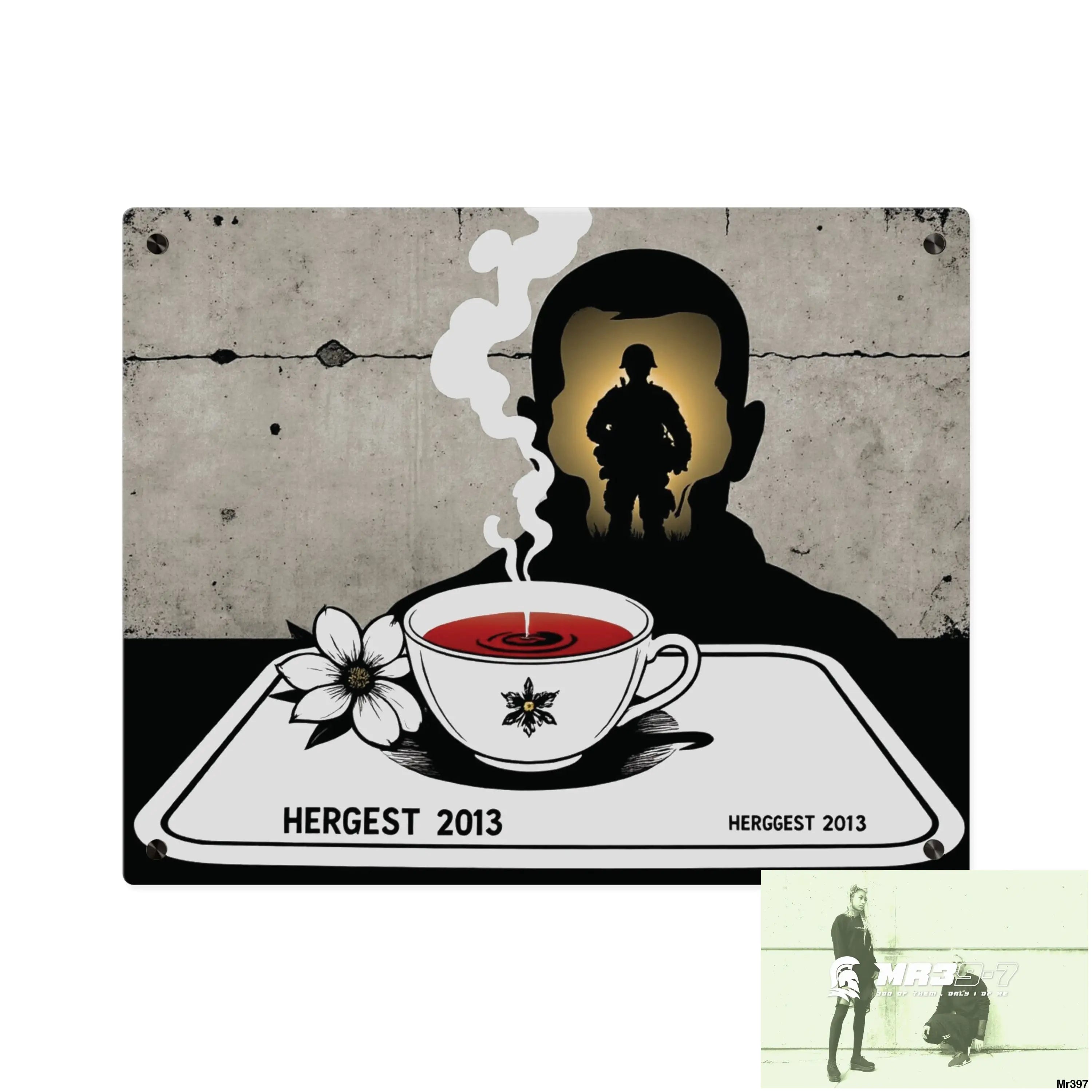CYANIDE TEA, THIRD SAS LINK Hergest 2013 | Ultra Archive Acrylic Limited Edition Acrylic Wall Art-Style Narrative