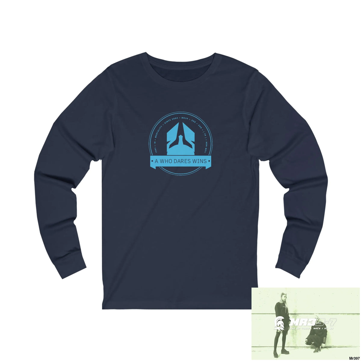Dahab in blind A1 Who Dares Wins Unisex Jersey Long Sleeve Tee S / Navy Long-sleeve