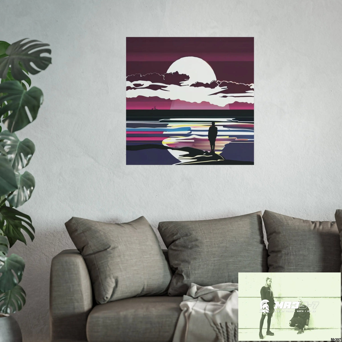 DAHAB — THE WAIT (PURPLE EDITION) Evidence-Grade Limited Art Print Art Posters Poster