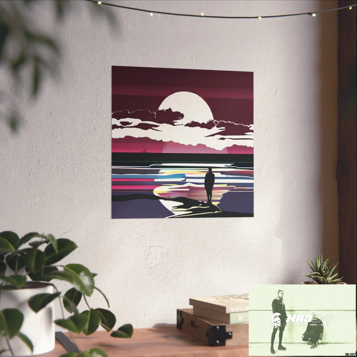 DAHAB — THE WAIT (PURPLE EDITION) Evidence-Grade Limited Art Print Art Posters Poster