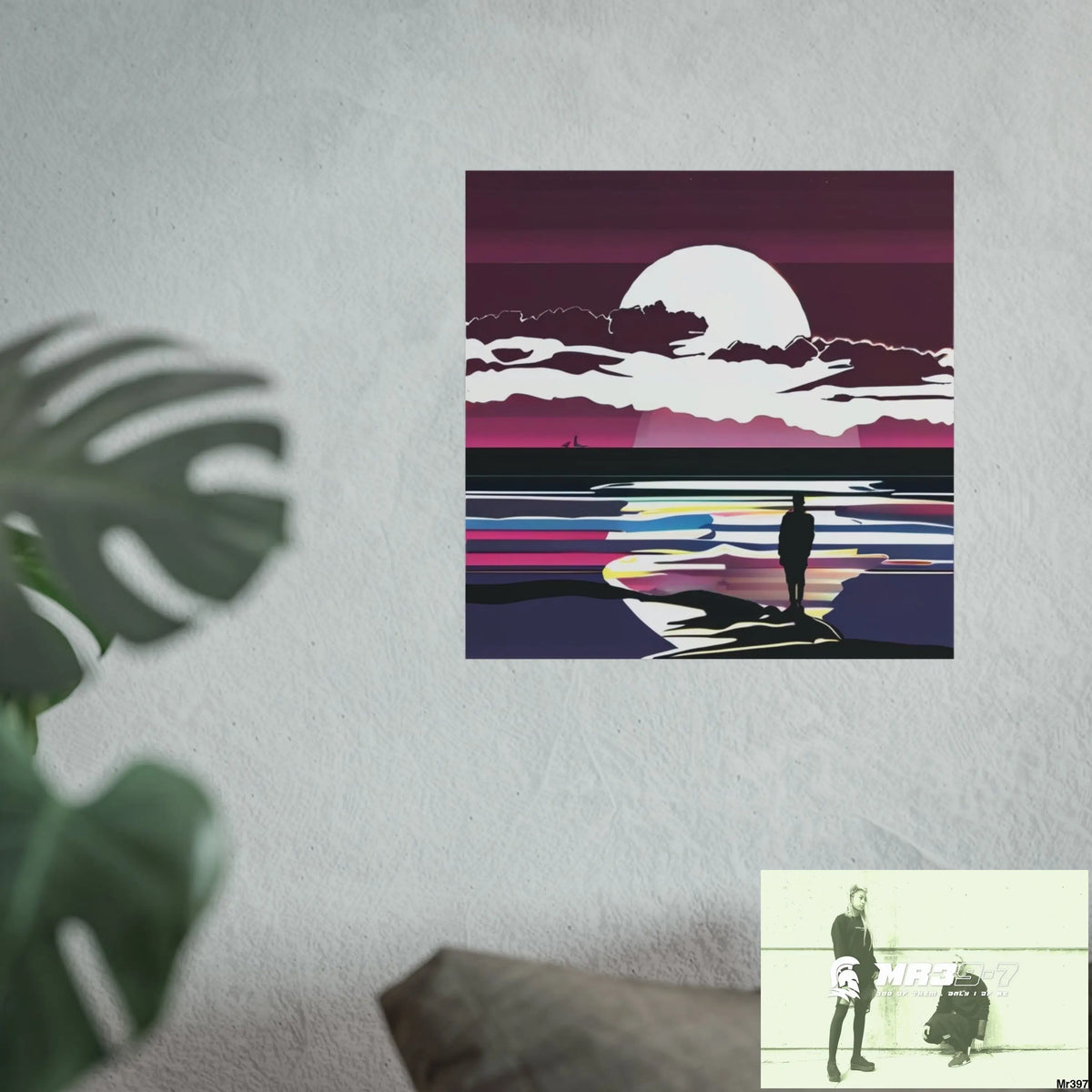 DAHAB — THE WAIT (PURPLE EDITION) Evidence-Grade Limited Art Print Art Posters Poster