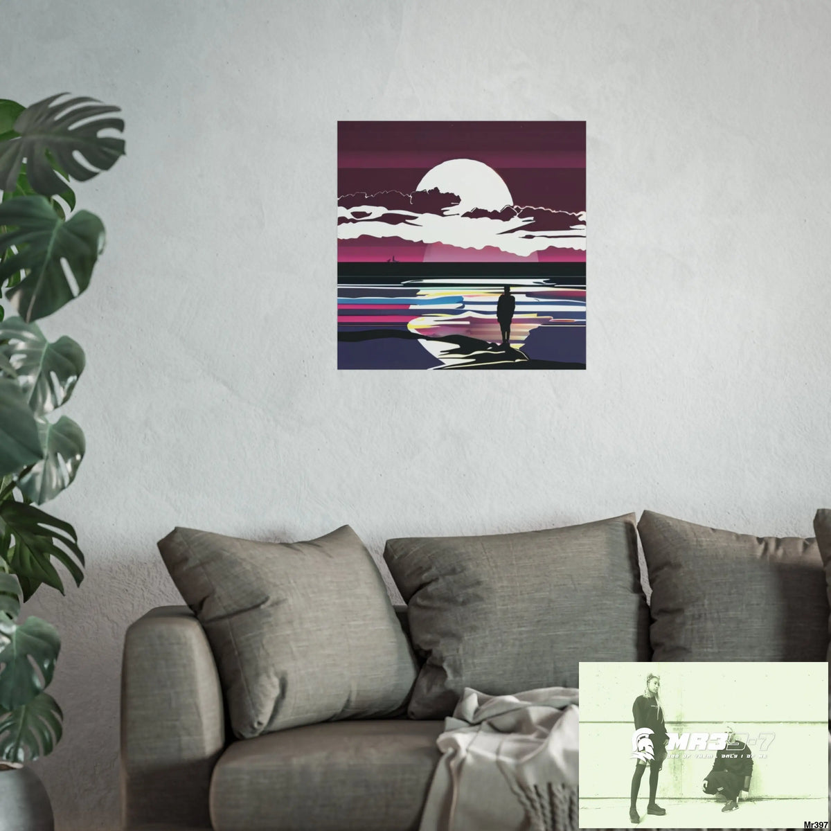 DAHAB — THE WAIT (PURPLE EDITION) Evidence-Grade Limited Art Print Art Posters Poster