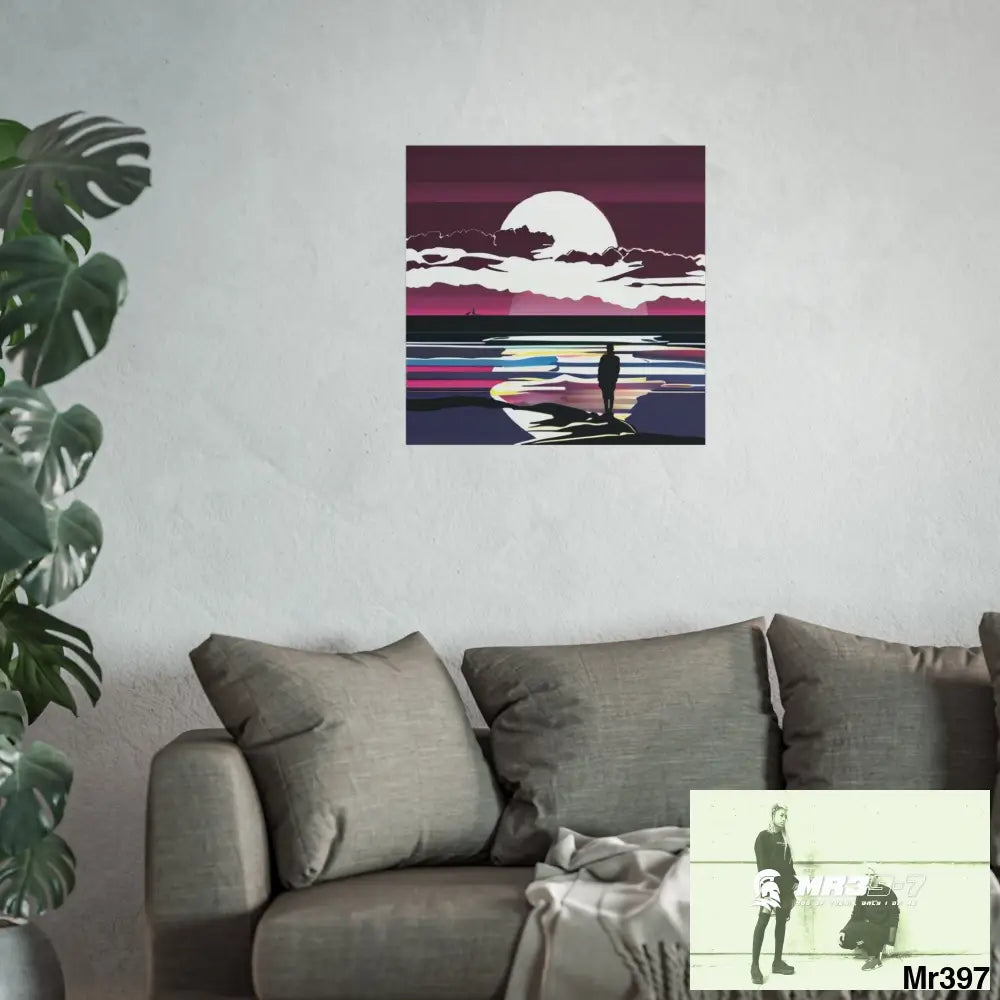 DAHAB — THE WAIT (PURPLE EDITION) Evidence-Grade Limited Art Print Art Posters Poster
