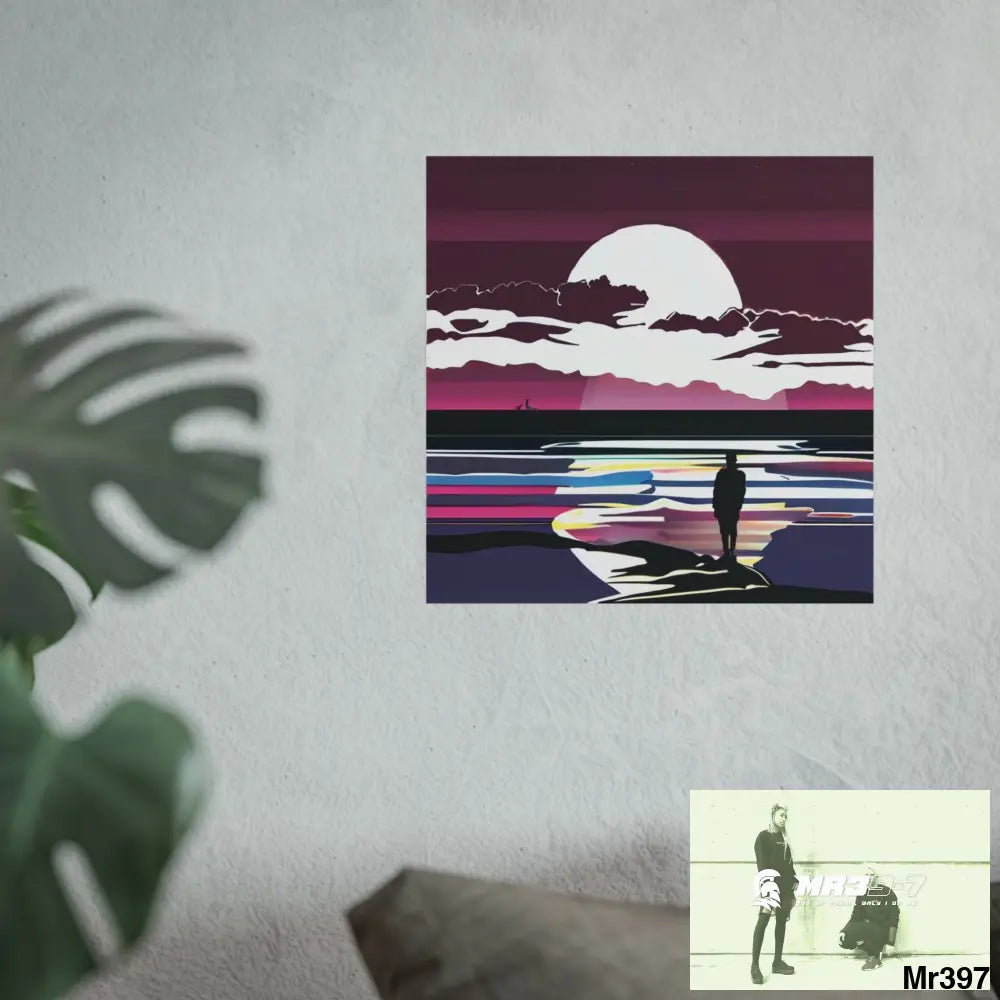 DAHAB — THE WAIT (PURPLE EDITION) Evidence-Grade Limited Art Print Art Posters Poster