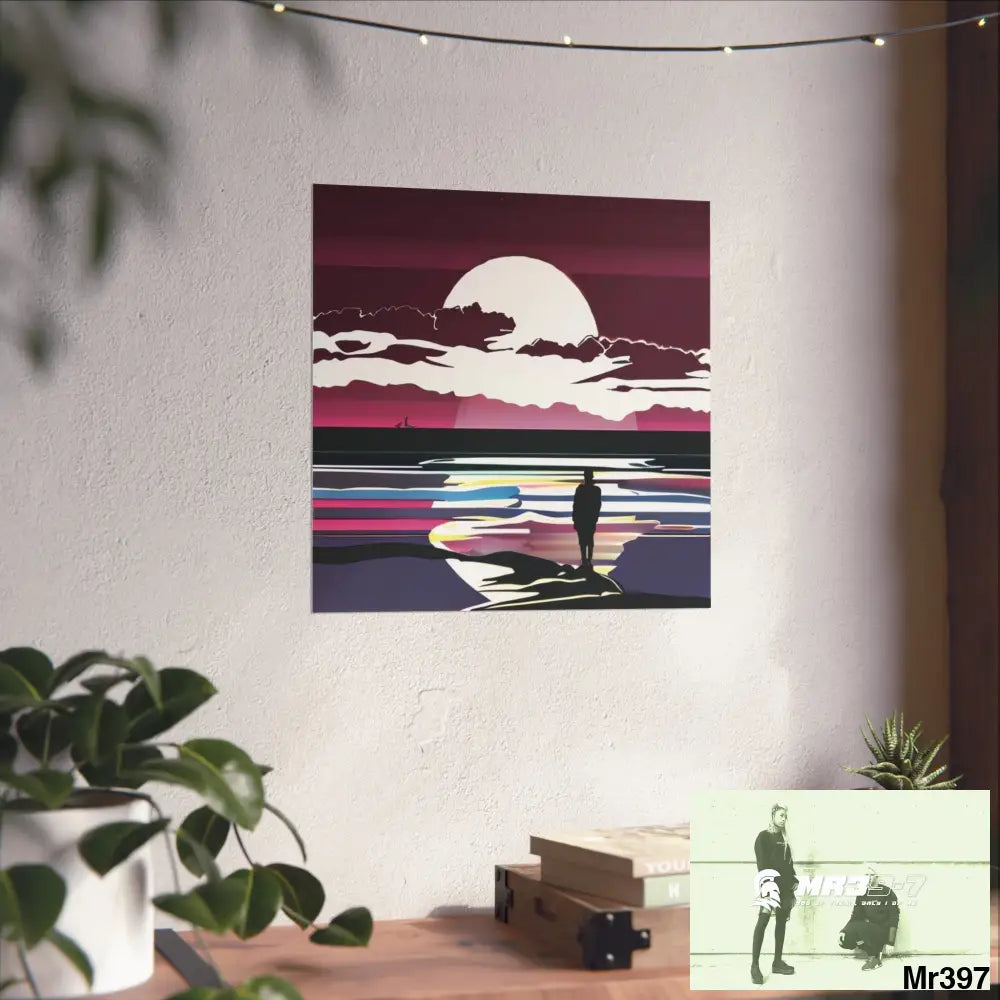 DAHAB — THE WAIT (PURPLE EDITION) Evidence-Grade Limited Art Print Art Posters Poster