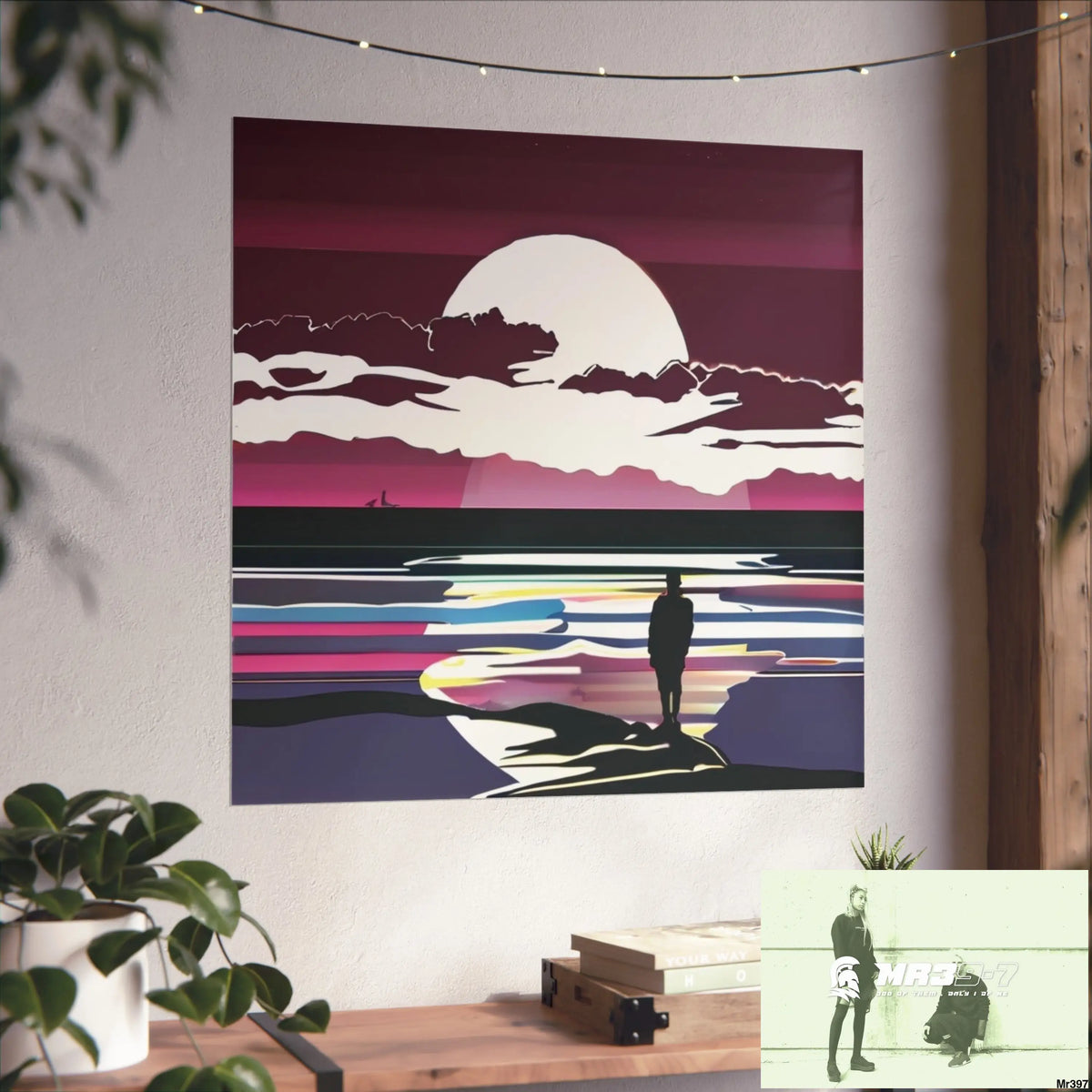 DAHAB — THE WAIT (PURPLE EDITION) Evidence-Grade Limited Art Print Art Posters Poster