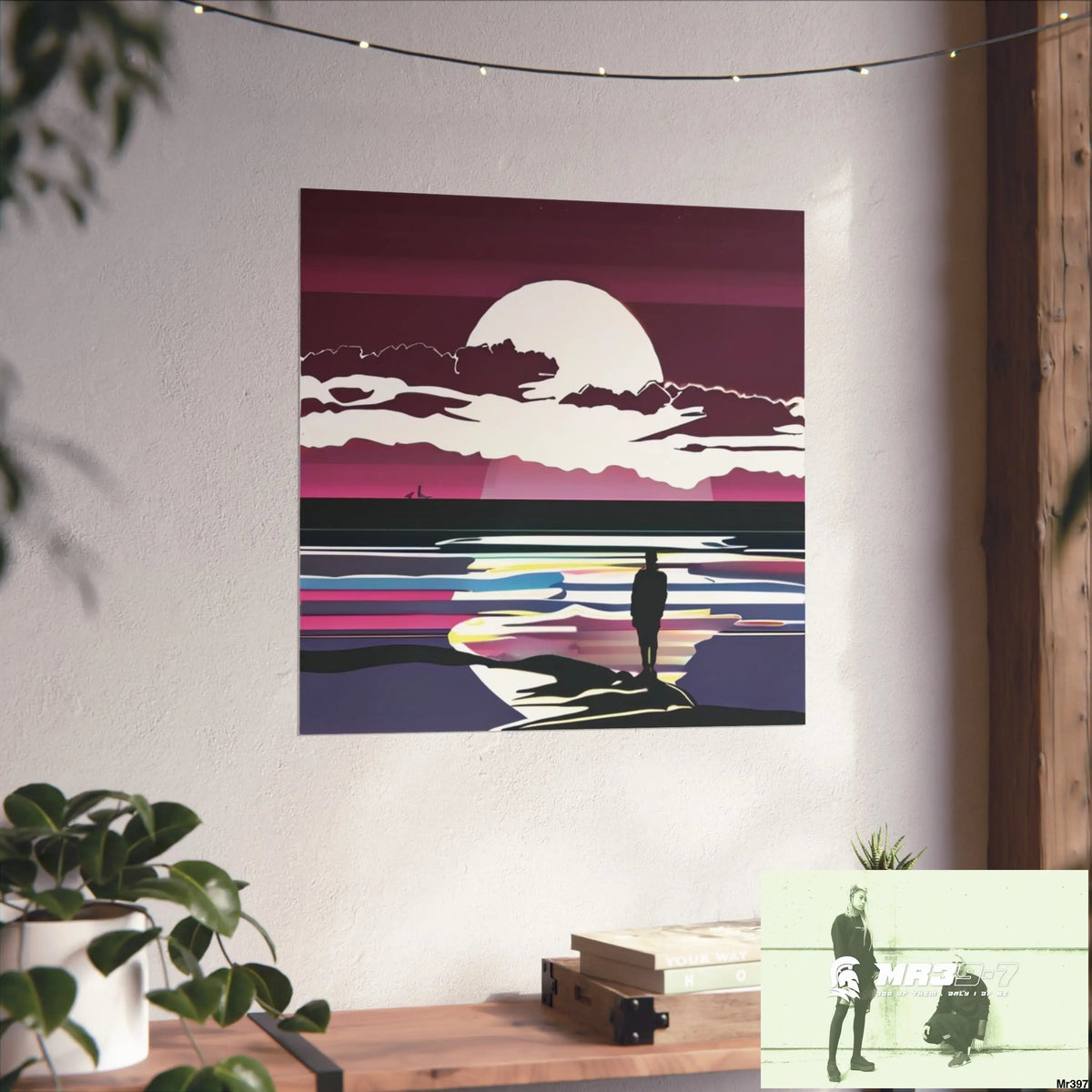DAHAB — THE WAIT (PURPLE EDITION) Evidence-Grade Limited Art Print Art Posters Poster