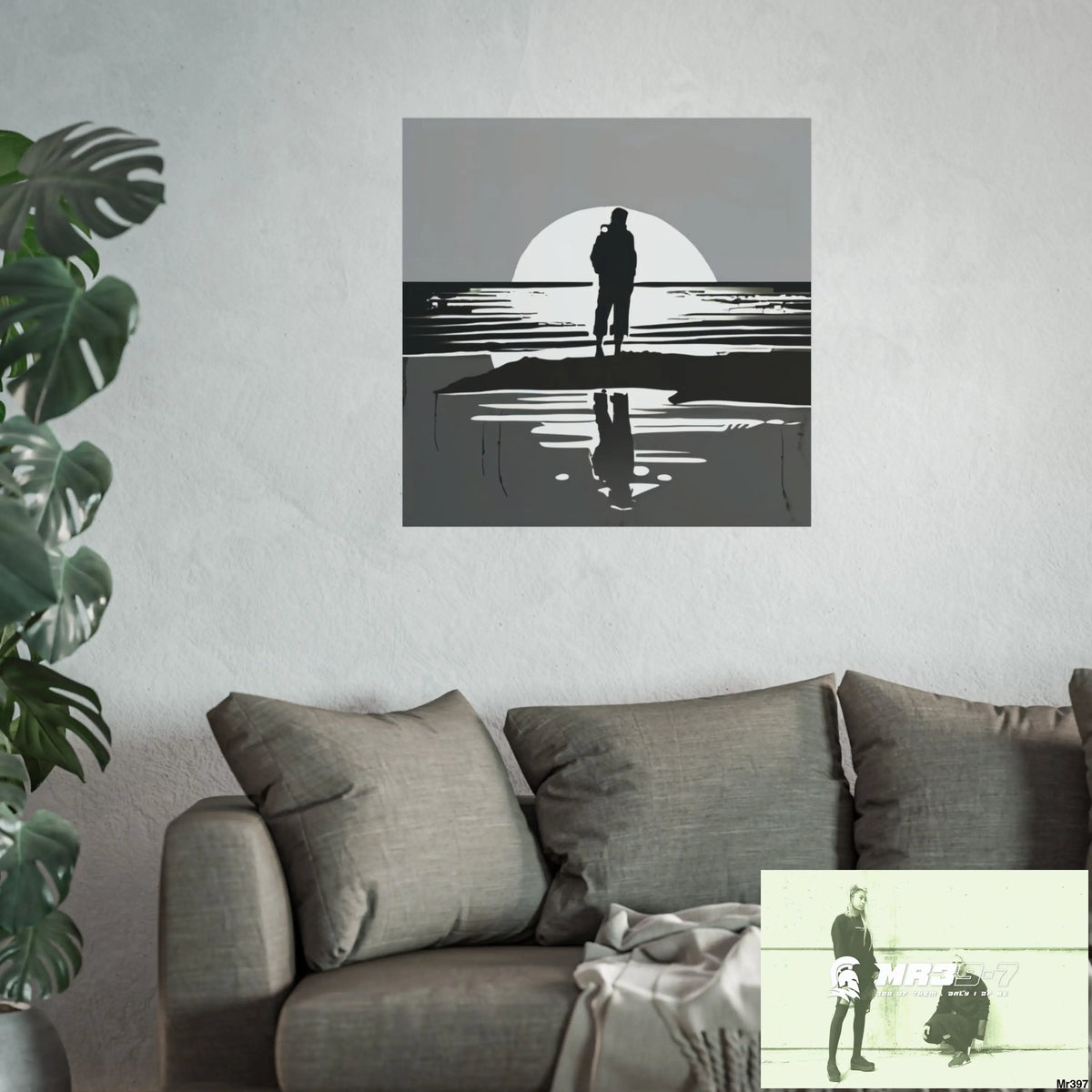 DAHAB — THE WAIT (SILVER EDITION) Evidence-Grade Limited Art Print Art Posters Poster