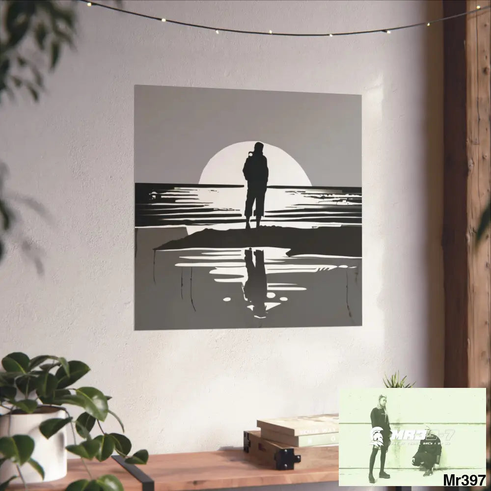 DAHAB — THE WAIT (SILVER EDITION) Evidence-Grade Limited Art Print Art Posters Poster