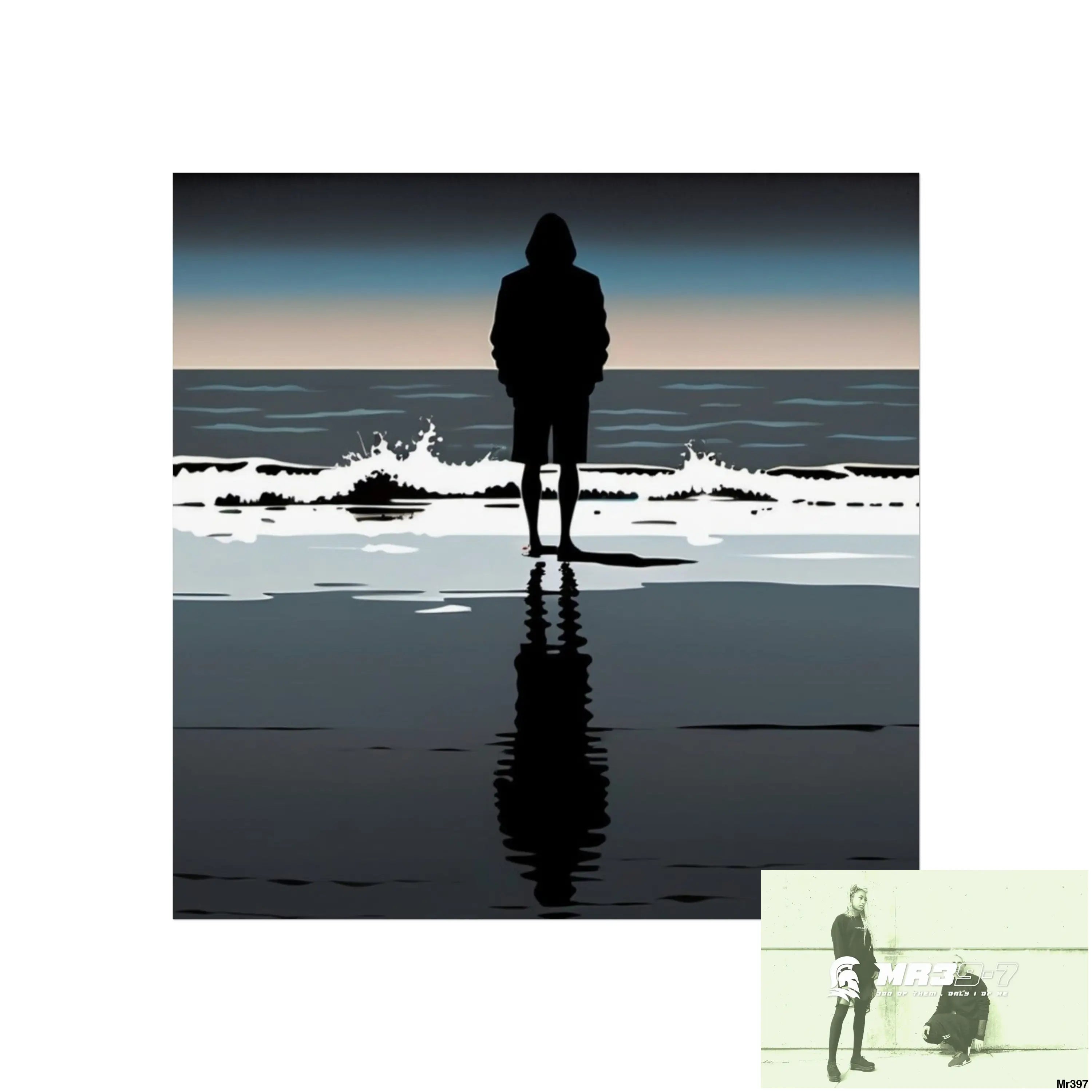 DAHAB — WAIT AT FIRST LIGHT (Silver Edition) A1 Who Dares Wins | MR39-7 Fine Art Posters 16″ x 16″ / Matte Poster