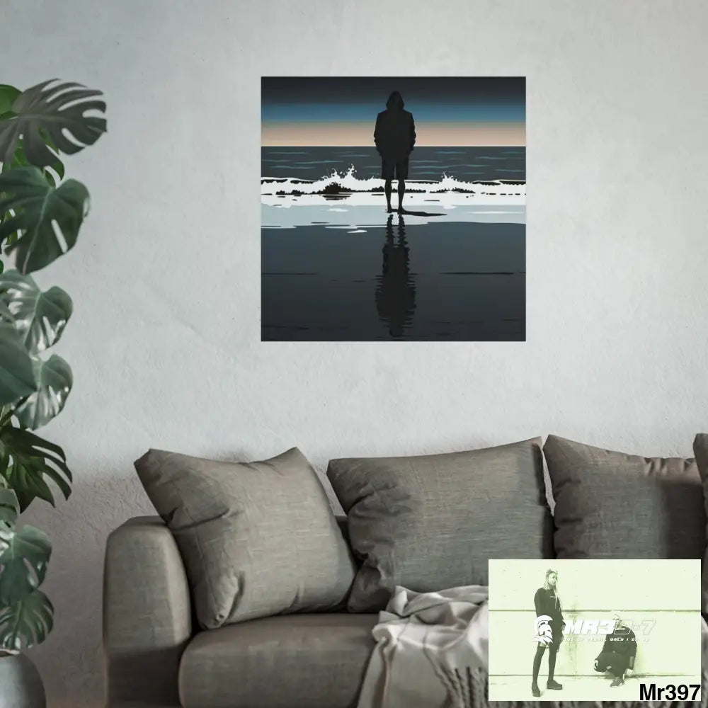 DAHAB — WAIT AT FIRST LIGHT (Silver Edition) A1 Who Dares Wins | MR39-7 Fine Art Posters Poster