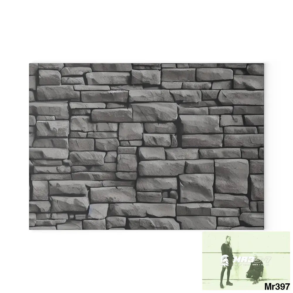 Dark Black Brick Wall 3D 32K Hyper Realistic Cutting Board 8’’ x 11’’ / Rectangle Home Decor