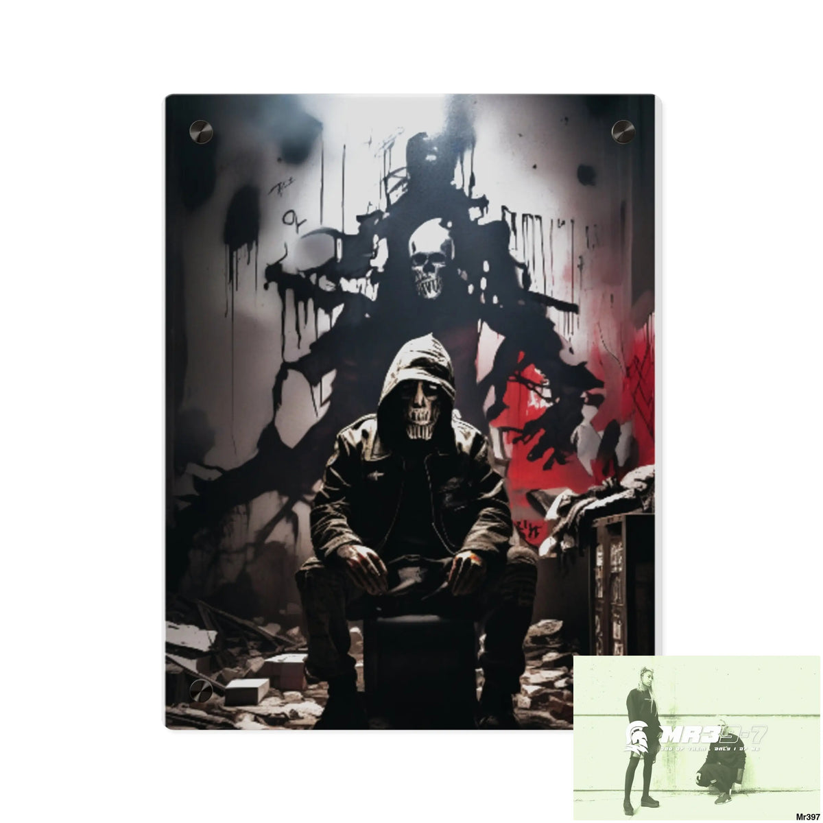 Death Flat 2628 days Covert Failures Ltd Edition no 22 Acrylic Wall Art Panels 11″ x 14″ (Vertical) / 0.25’’ Home Decor