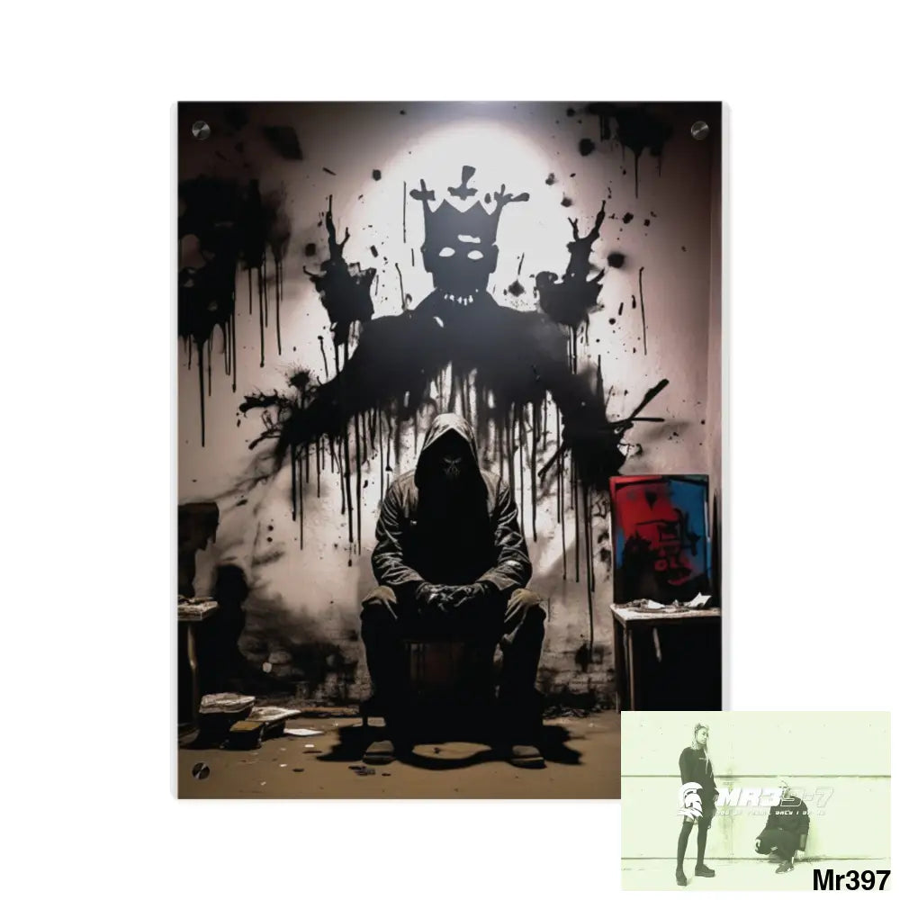 Death Flat 2628 days Covert Failures Ltd Edition no 22 Acrylic Wall Art Panels 16″ x 20″ (Vertical) / 0.25’’ Home Decor