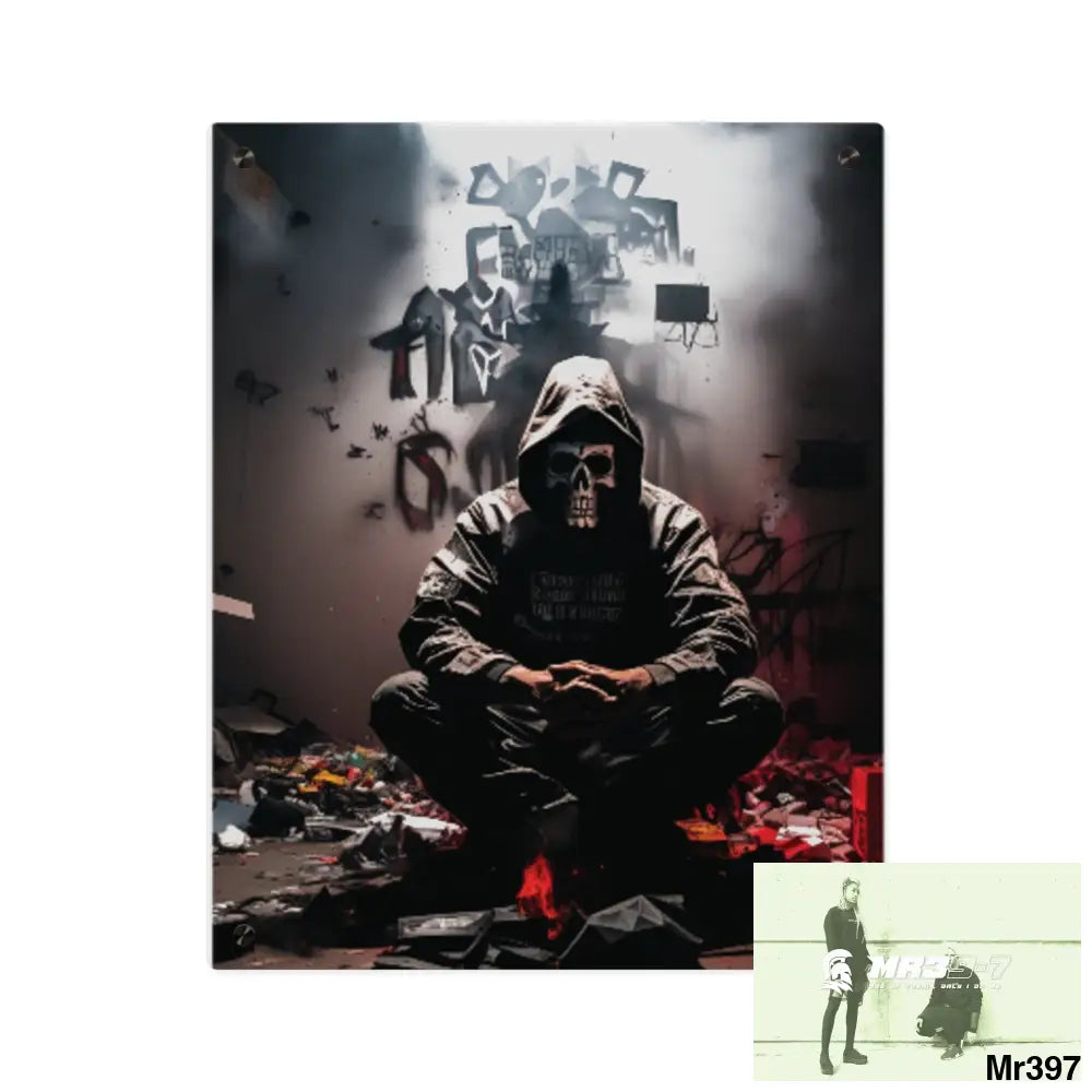 Death Flat 2628 days Covert Failures Ltd Edition no 22 Acrylic Wall Art Panels 16″ x 20″ (Vertical) / 0.25’’ Home Decor