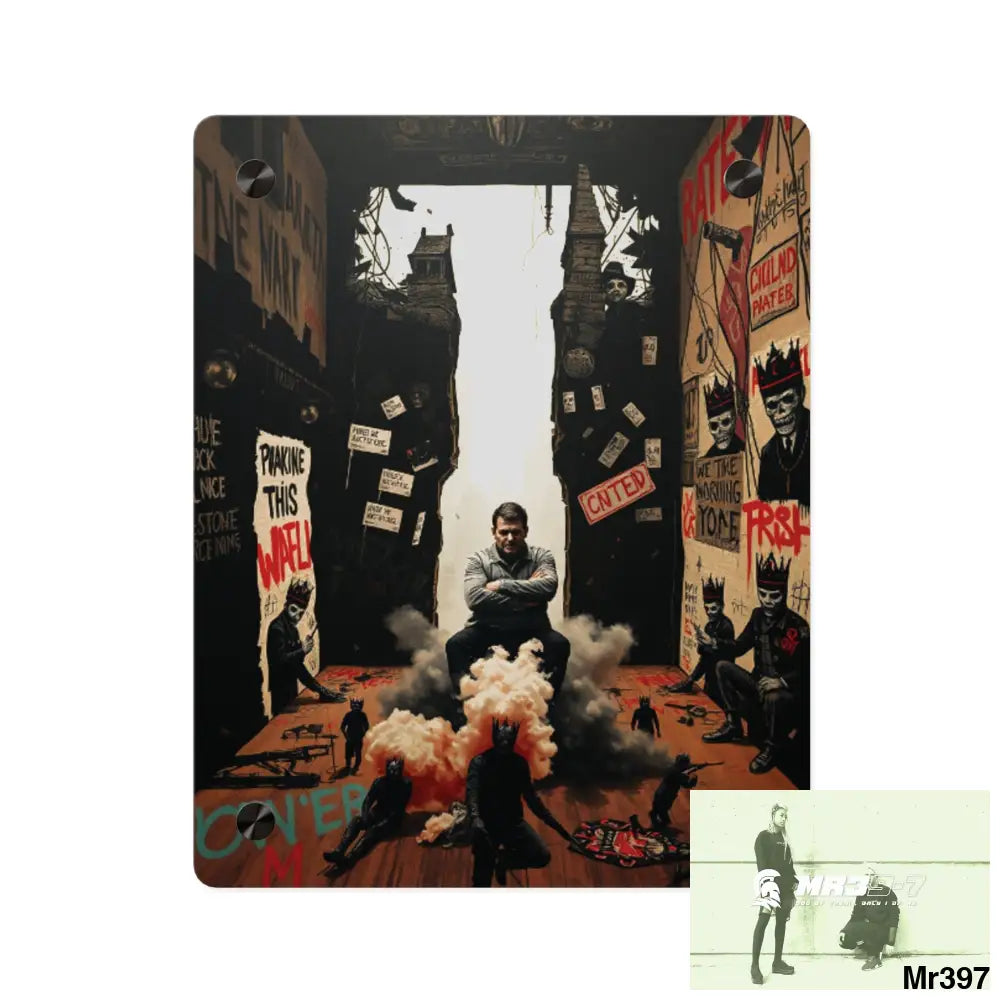 Death Flat 2628 days Covert Failures Ltd Edition no 22 Acrylic Wall Art Panels 8″ x 10″ (Vertical) / 0.25’’ Home Decor