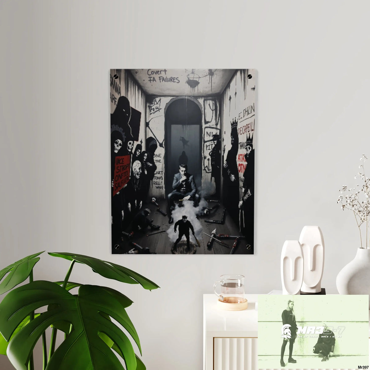 Death Flat 2628 days Covert Failures Ltd Edition no 22 Acrylic Wall Art Panels Home Decor