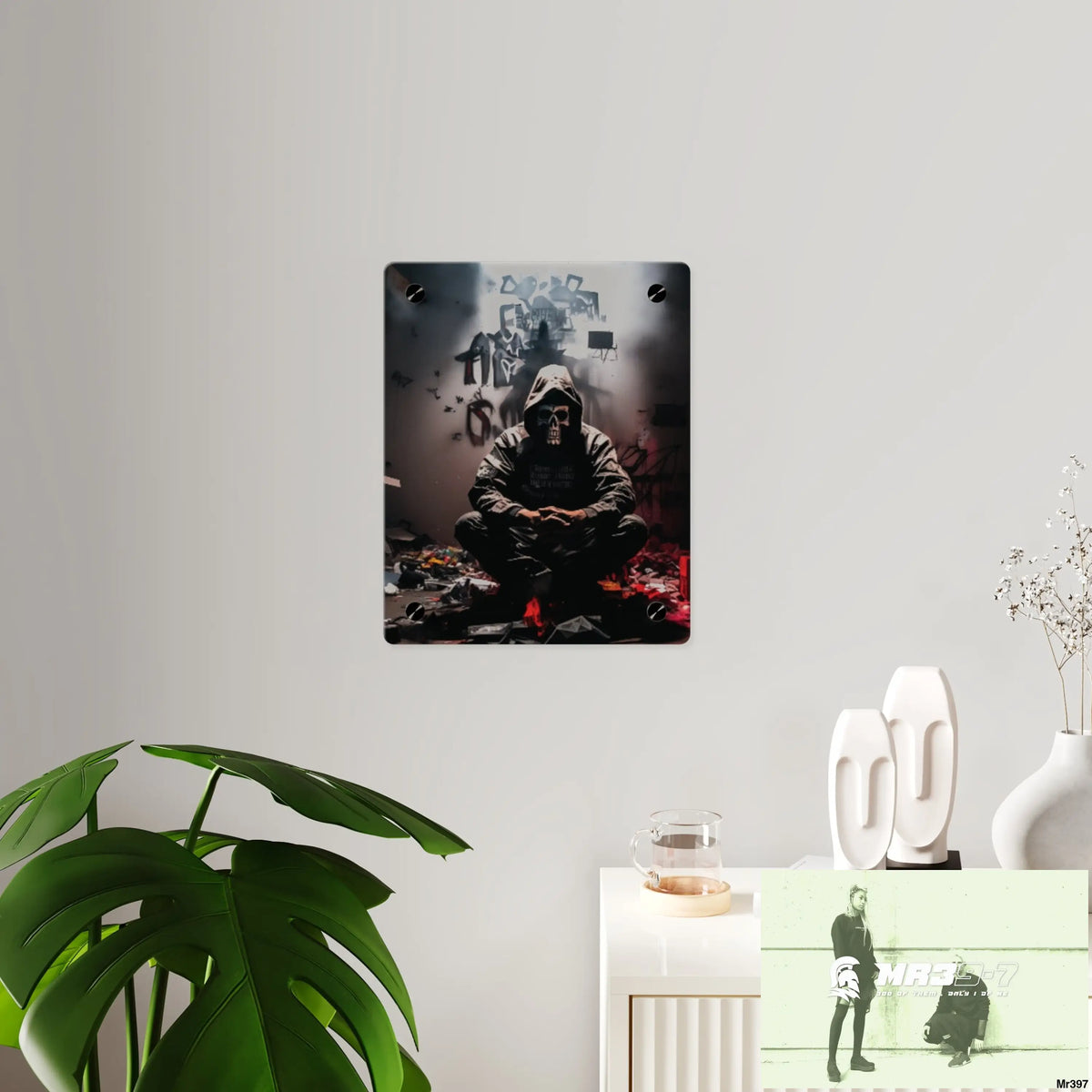 Death Flat 2628 days Covert Failures Ltd Edition no 22 Acrylic Wall Art Panels Home Decor