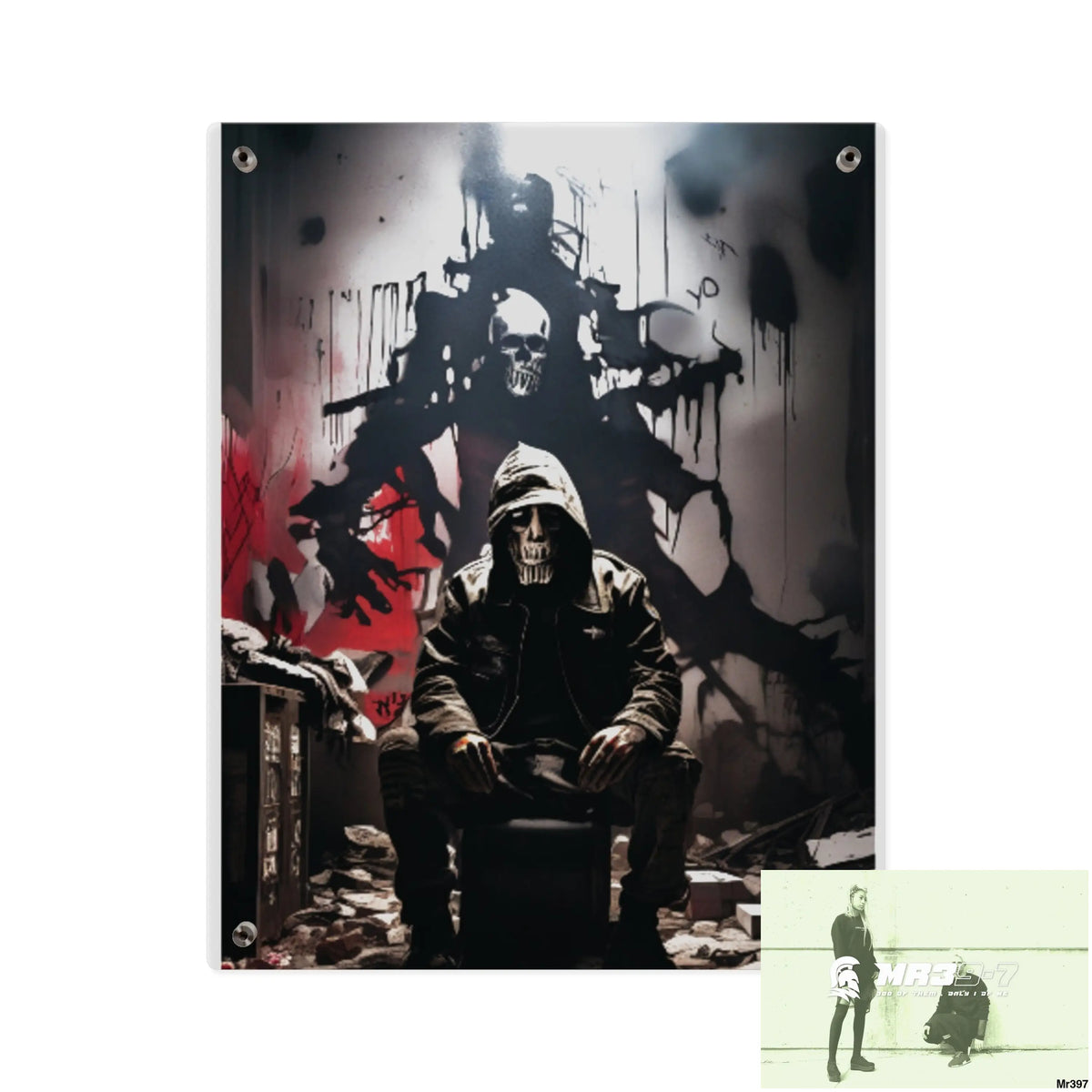 Death Flat 2628 days Covert Failures Ltd Edition no 22 Acrylic Wall Art Panels Home Decor