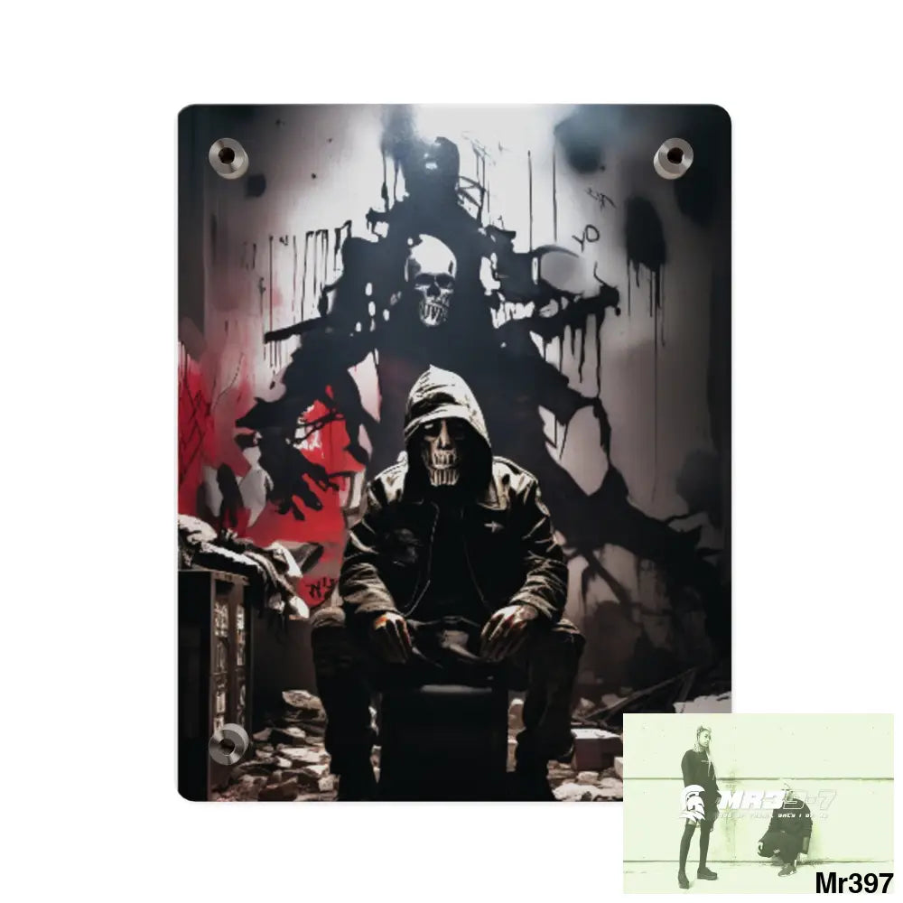 Death Flat 2628 days Covert Failures Ltd Edition no 22 Acrylic Wall Art Panels Home Decor