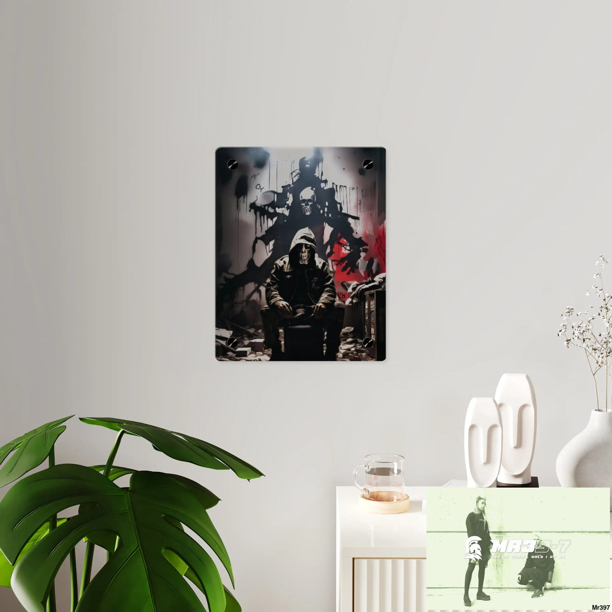 Death Flat 2628 days Covert Failures Ltd Edition no 22 Acrylic Wall Art Panels Home Decor